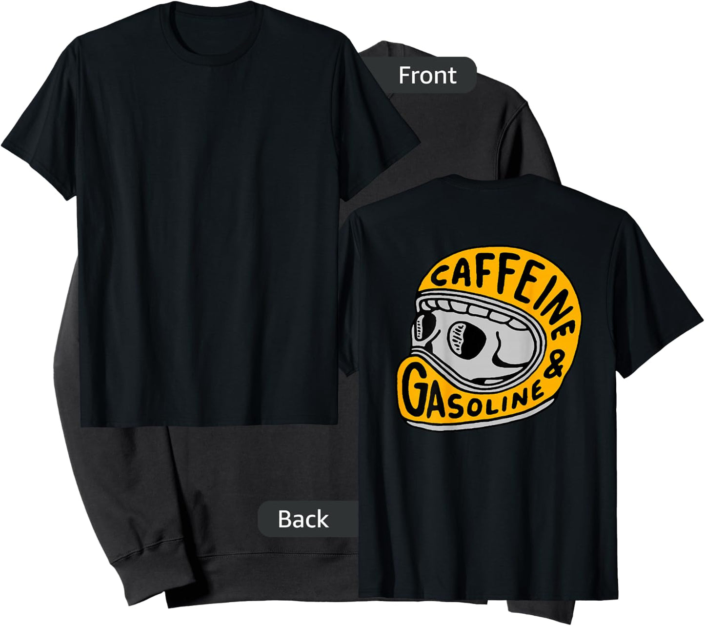 Caffeine and Gasoline Sweatshirt - Sweatshirt | Black