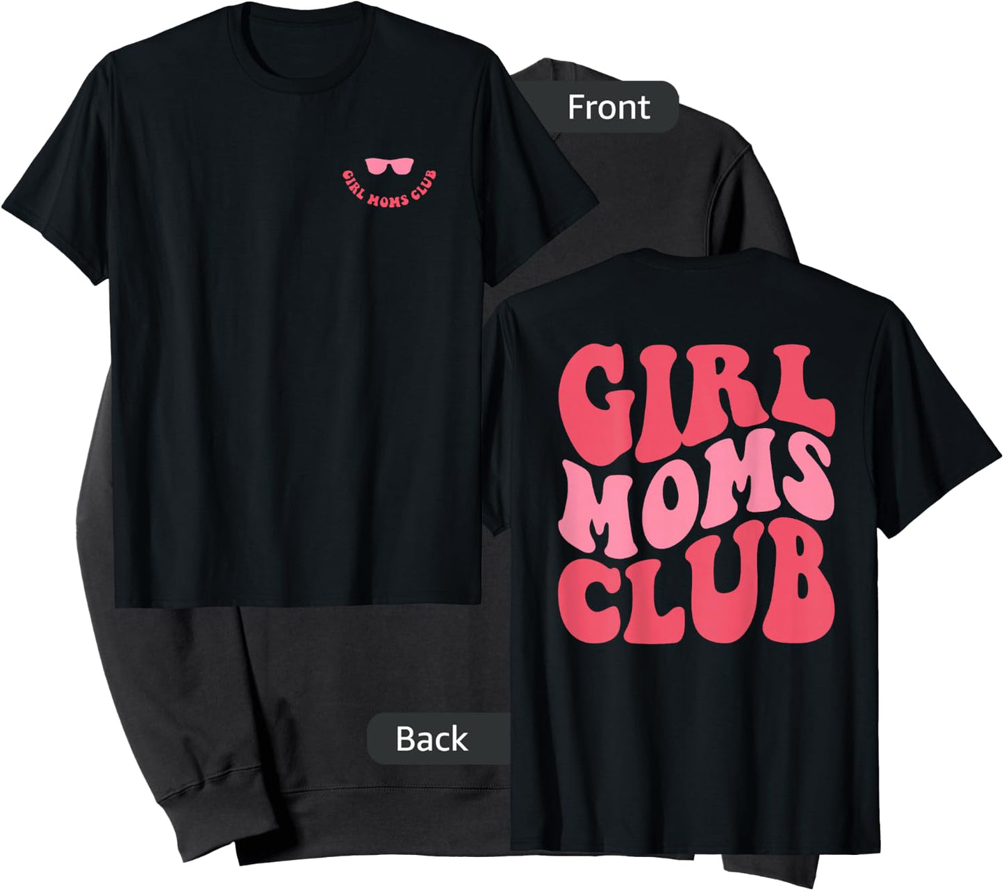 Girl Moms Club Sweatshirt - Sweatshirt | Black