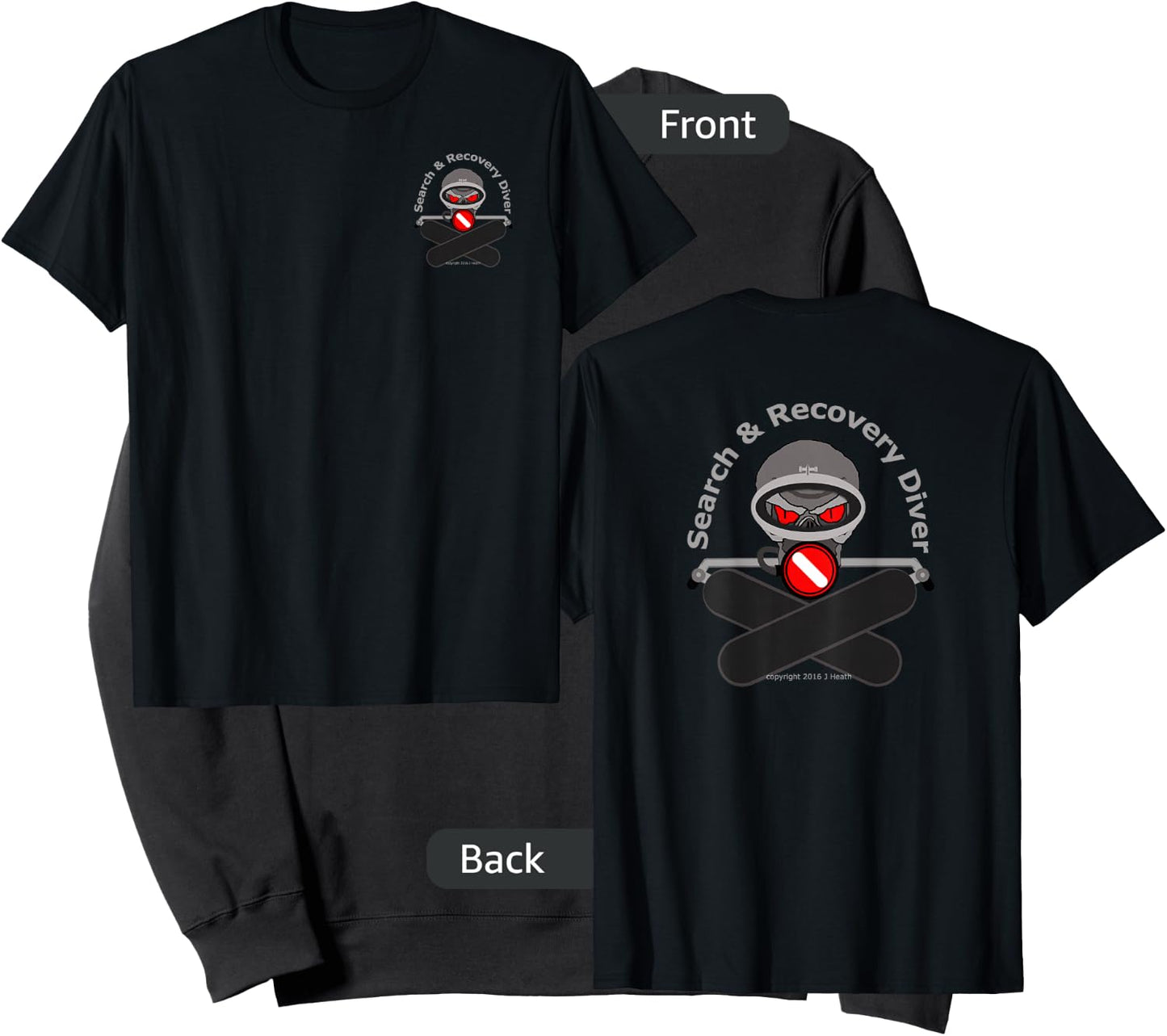 Search and Recovery Diver Sweatshirt - Sweatshirt | Black