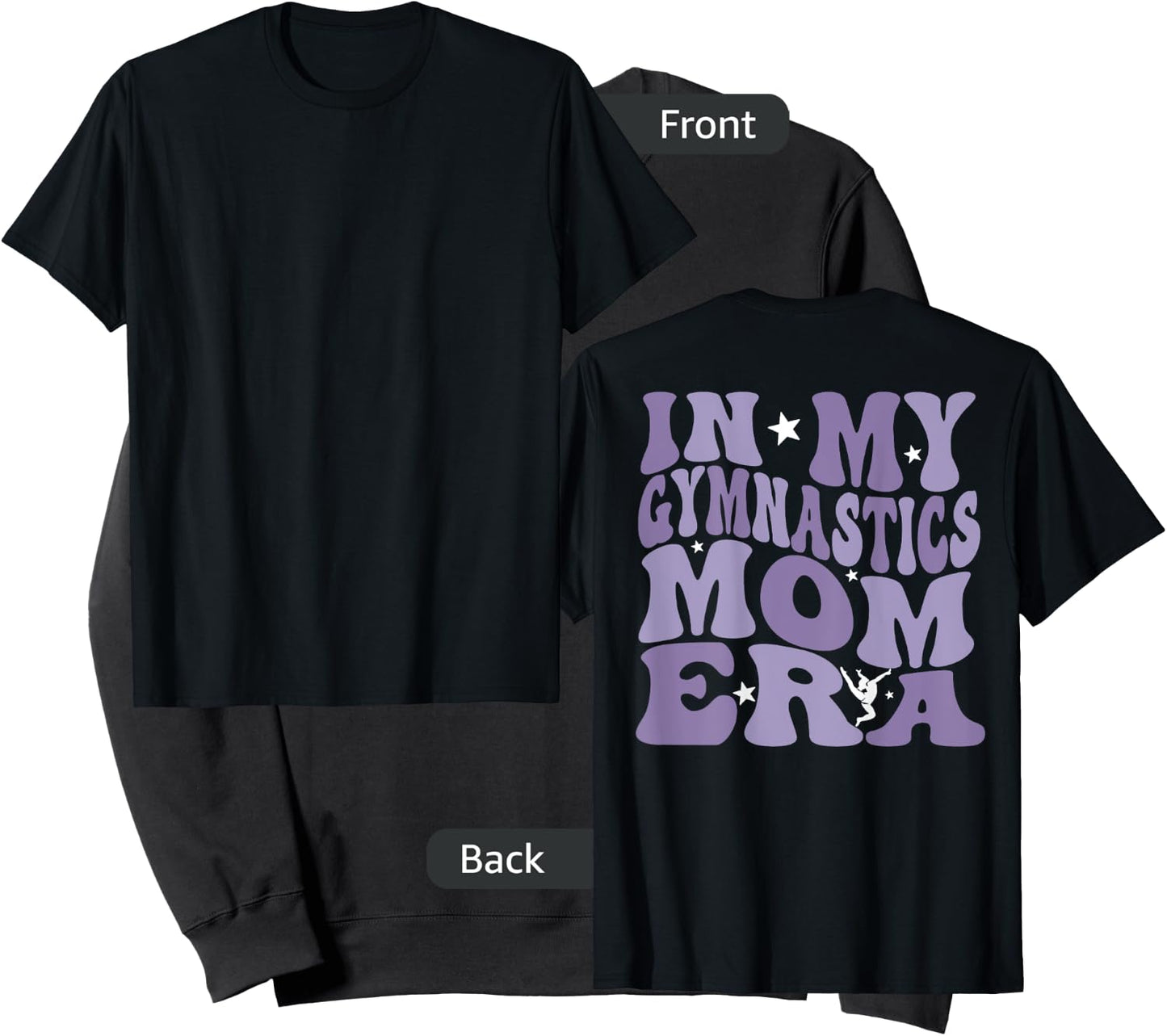 In My Gymnastics Mom Era (on back) Sweatshirt - Sweatshirt | Black