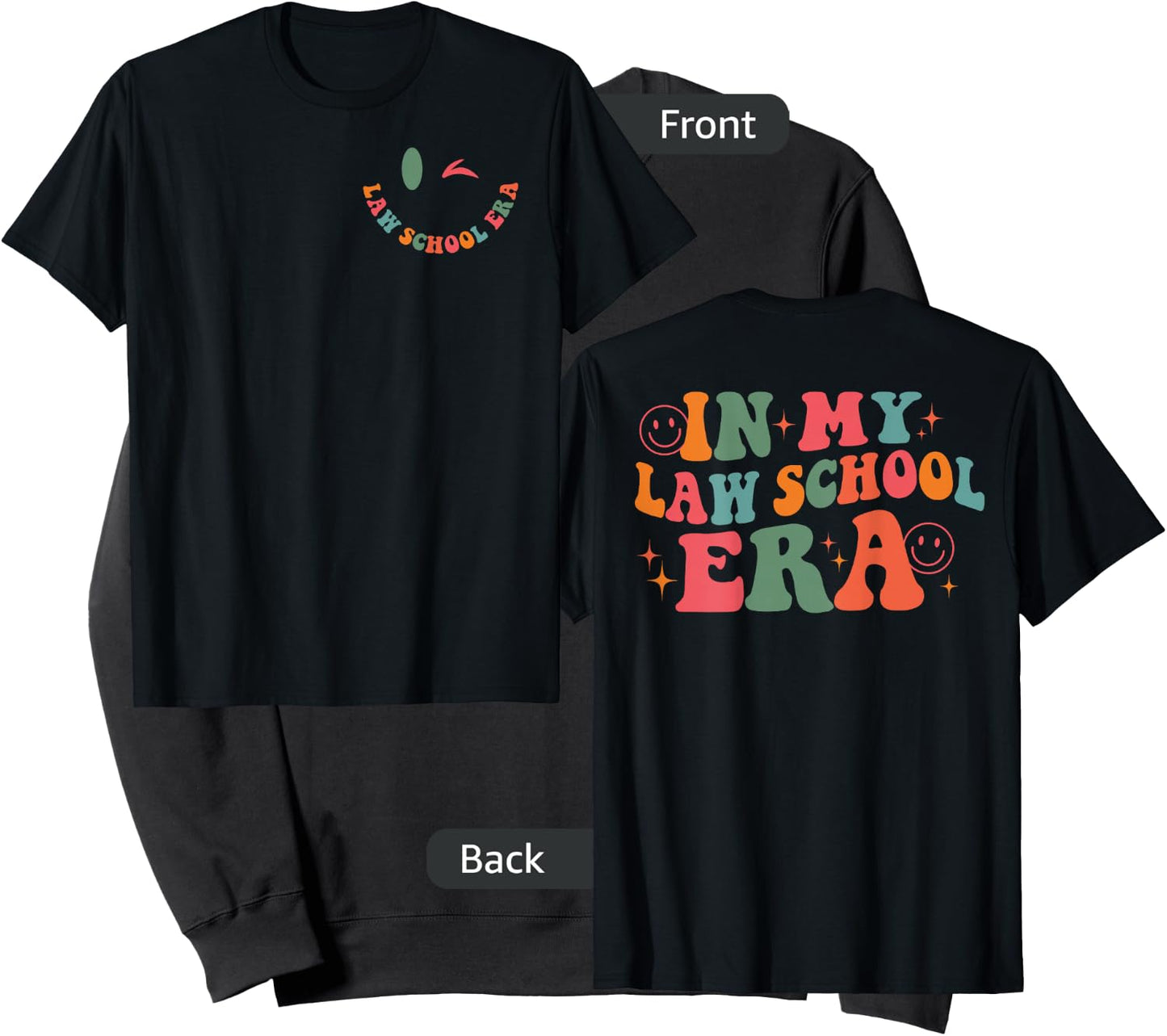 In My Law School Era Future Lawyer Student School Sweatshirt - Sweatshirt | Black