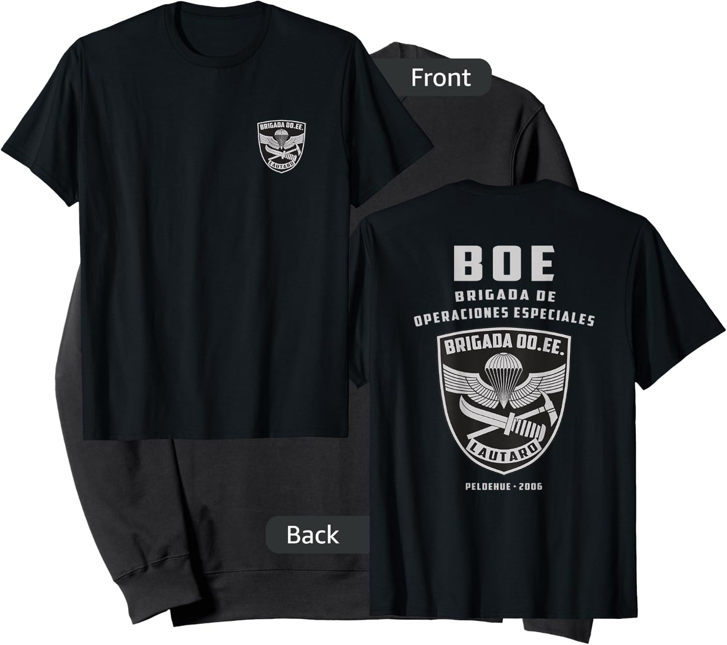 Chilean Army Special Force Lautaro Brigade Chile Military Sweatshirt - Sweatshirt | Black