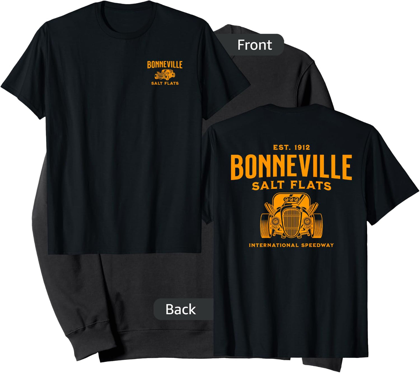 Retro Bonneville Salt Flats Utah International Speedway Sweatshirt - Sweatshirt | Black