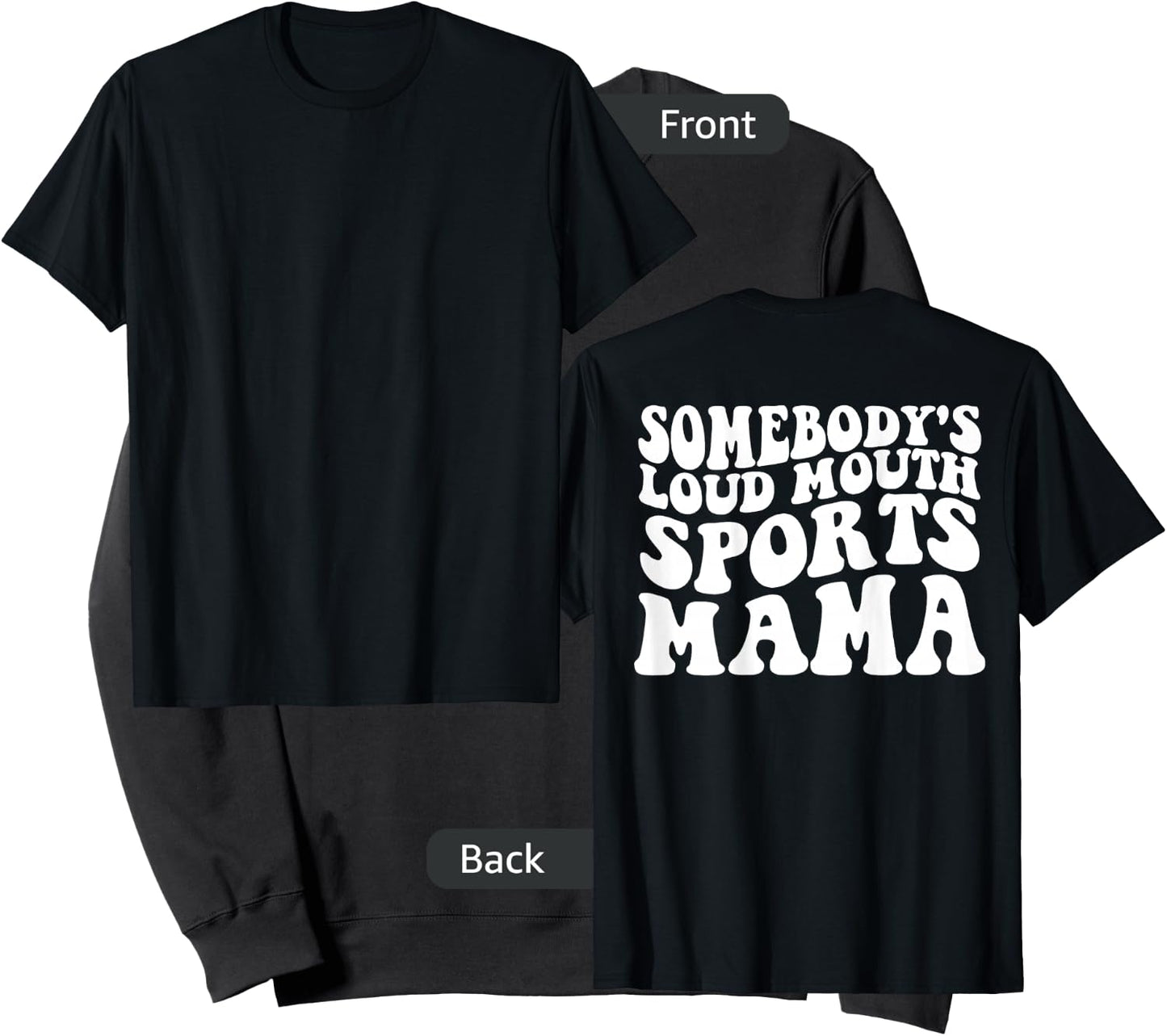 Somebody's Loud Mouth Sports Mama Sweatshirt - Sweatshirt | Black