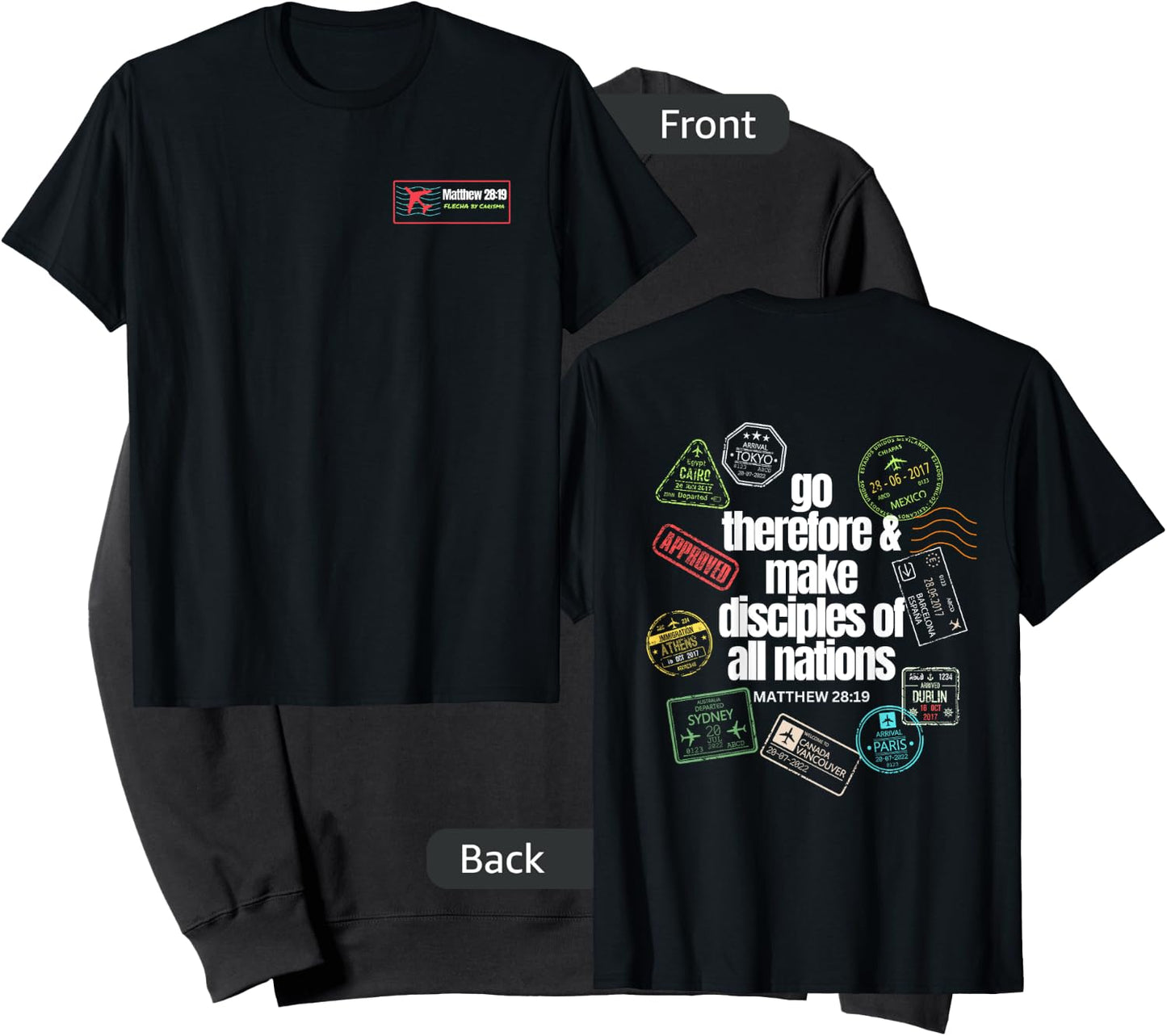 GREAT COMMISSION (front logo) Sweatshirt - Sweatshirt | Black