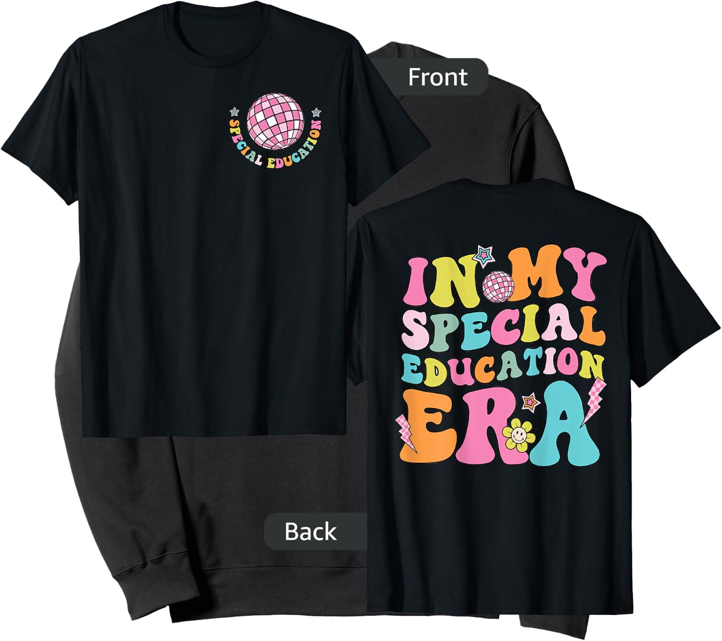 In My Special Educaton Era Sped Teacher Squad Education Men Women Sweatshirt - Sweatshirt | Black