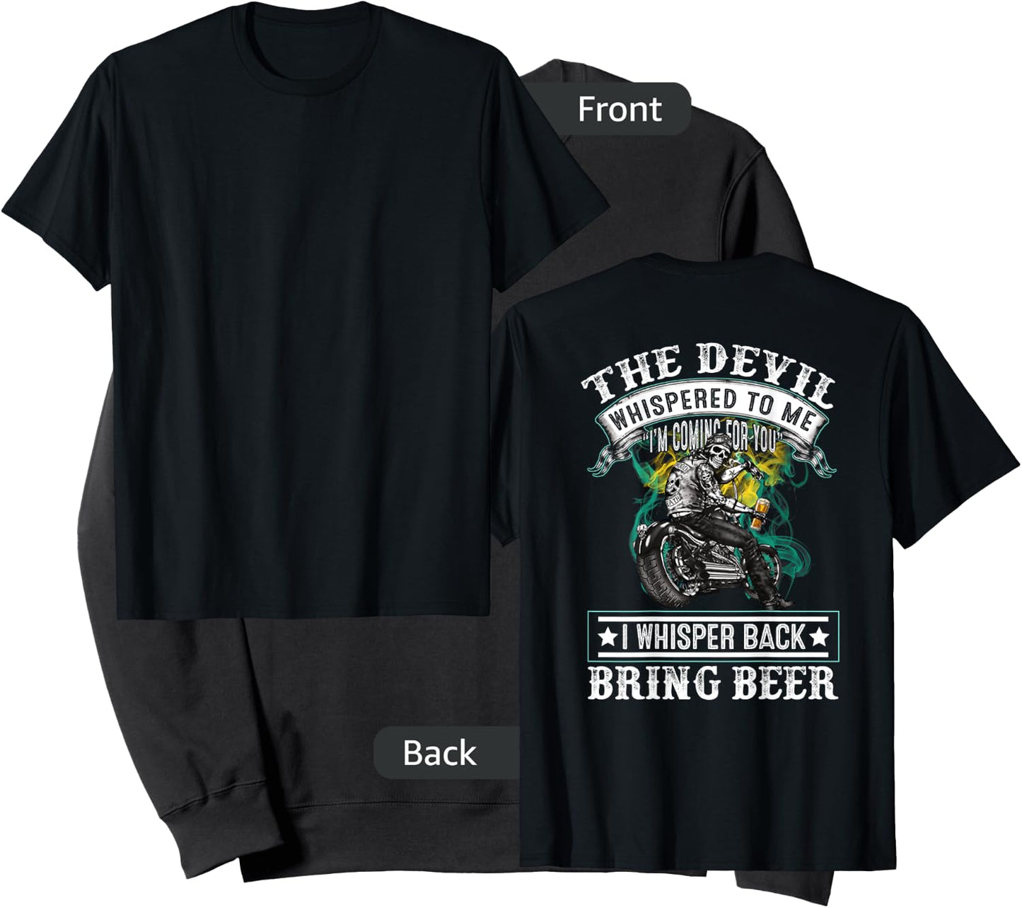 The devil whispered to me I'm coming for you Sweatshirt - Sweatshirt | Black