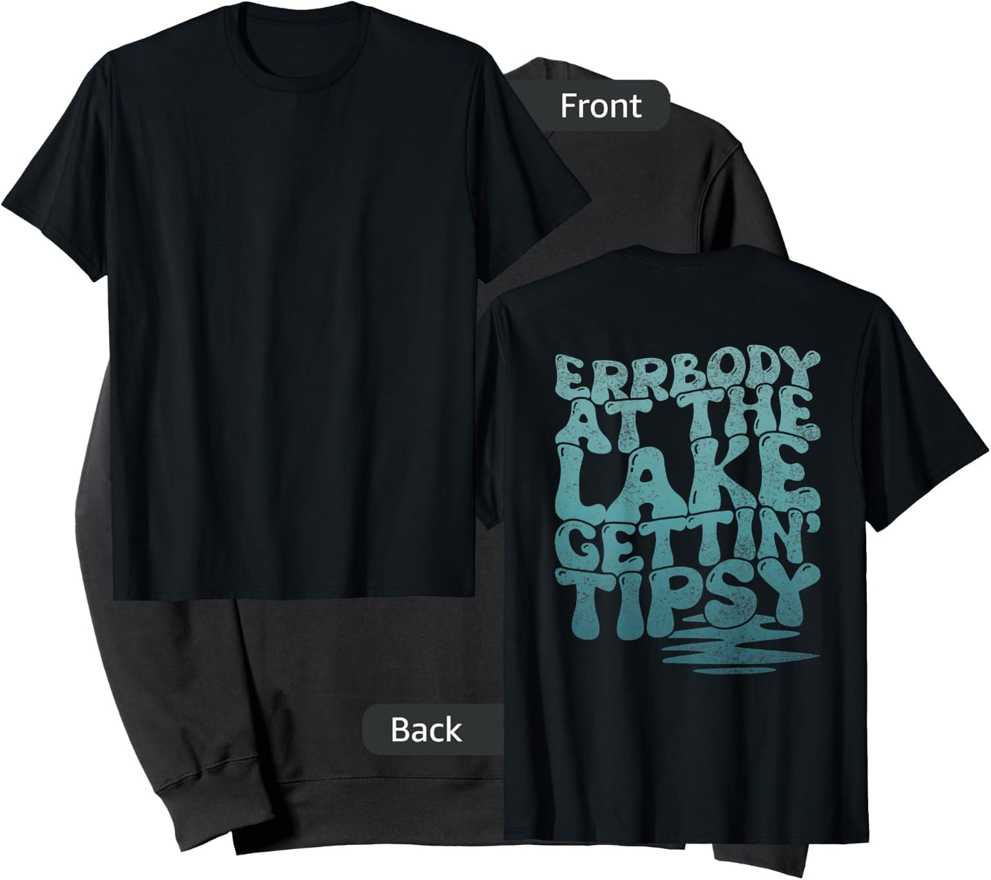 Errbody At The Lake Gettin' Tipsy Lake Life Summer Trendy Men Women Sweatshirt - Sweatshirt | Black