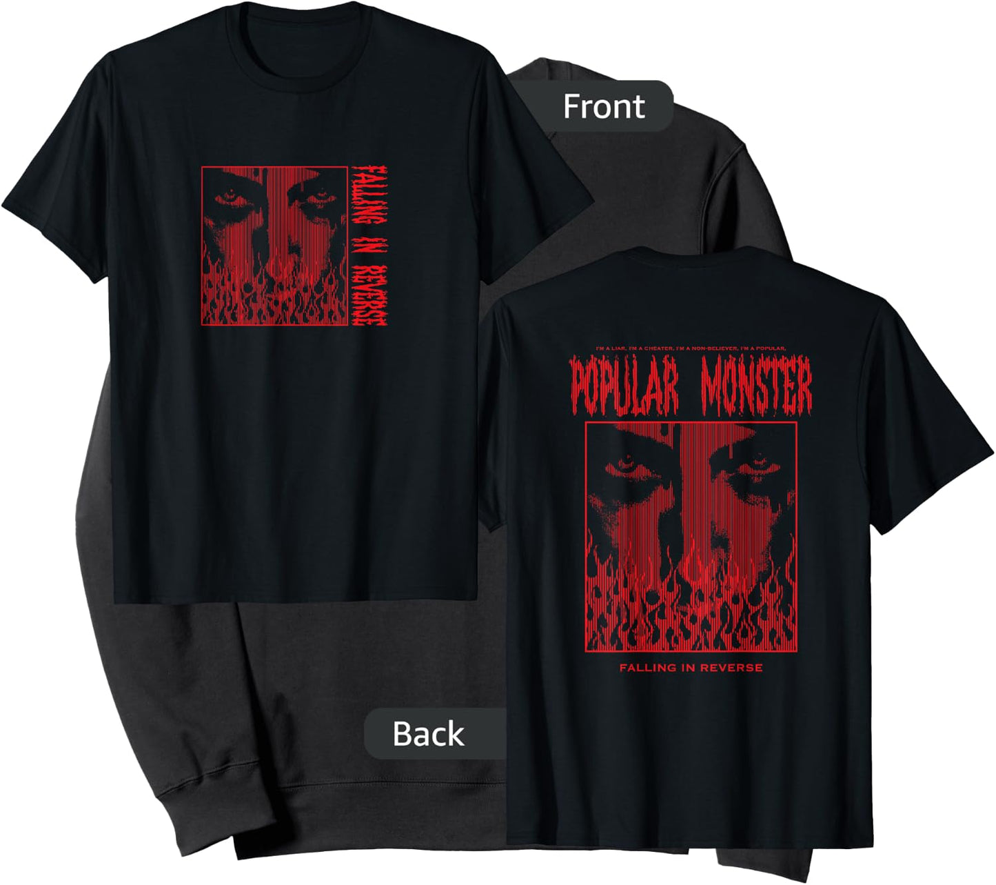 Falling In Reverse - Official Merchandise - Popular Monster Sweatshirt - Sweatshirt | Black