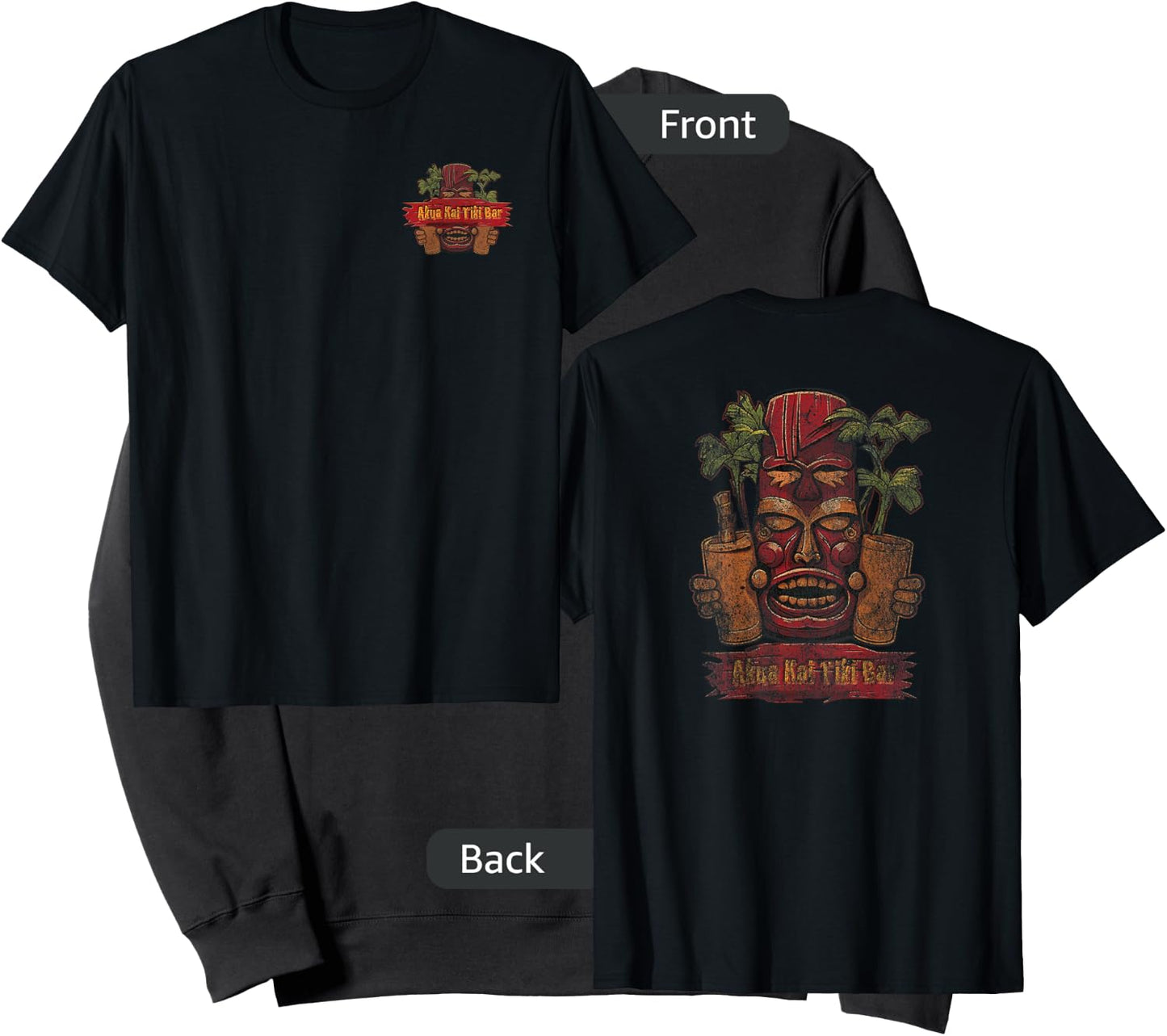 Akua Kai Tiki Bar / Hawaiian Tropical Dive Bar Style / Sweatshirt - Sweatshirt | Black