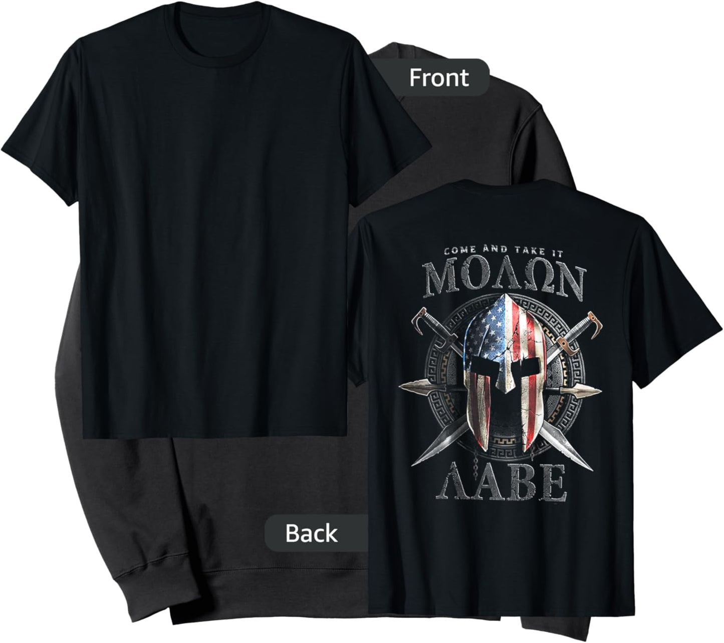 Come and Take It Molon Labe 2nd Amendment (on Back) Sweatshirt - Sweatshirt | Black