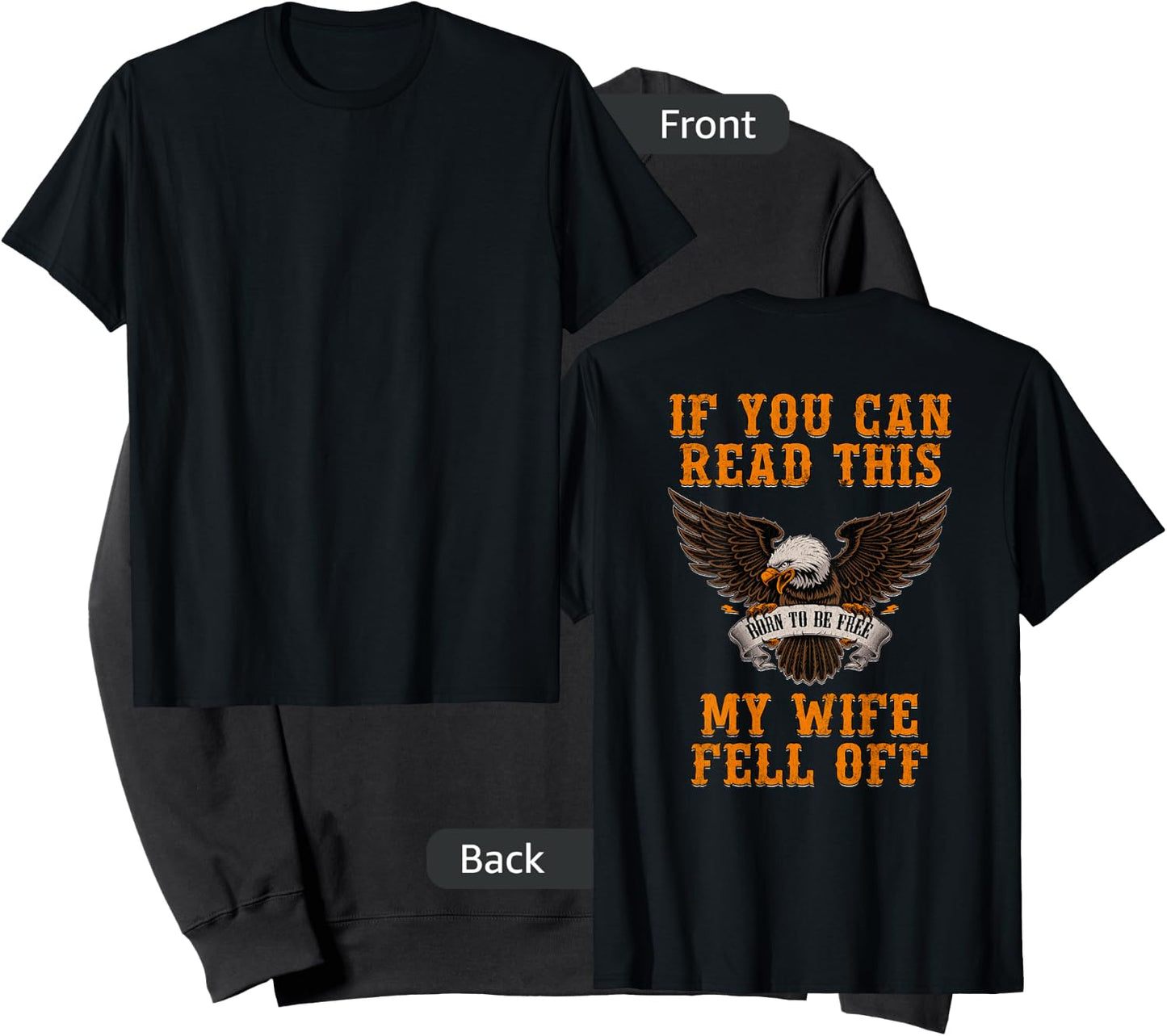 If You Can Read This My Wife Fell Off Sweatshirt - Sweatshirt | Black