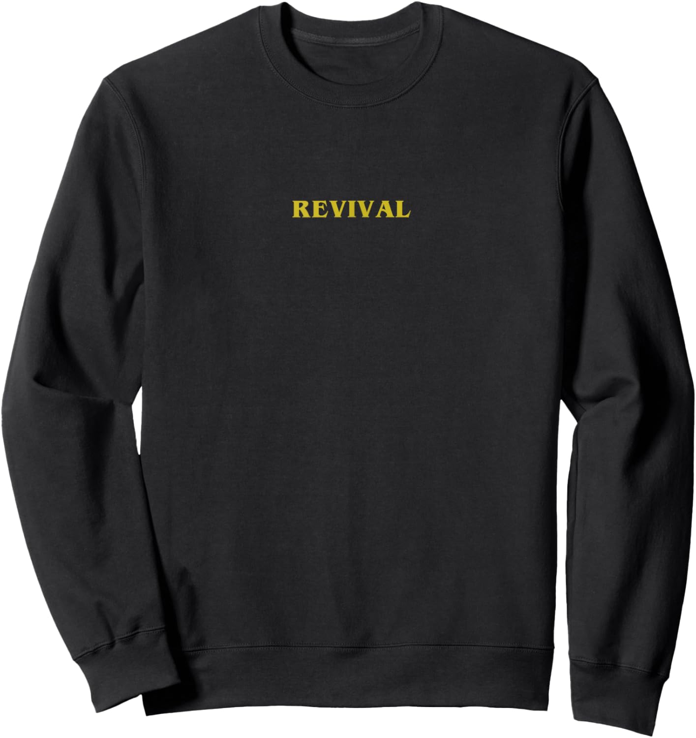REVIVAL - Christian Faith Minimalistic Sweatshirt - Sweatshirt | Black