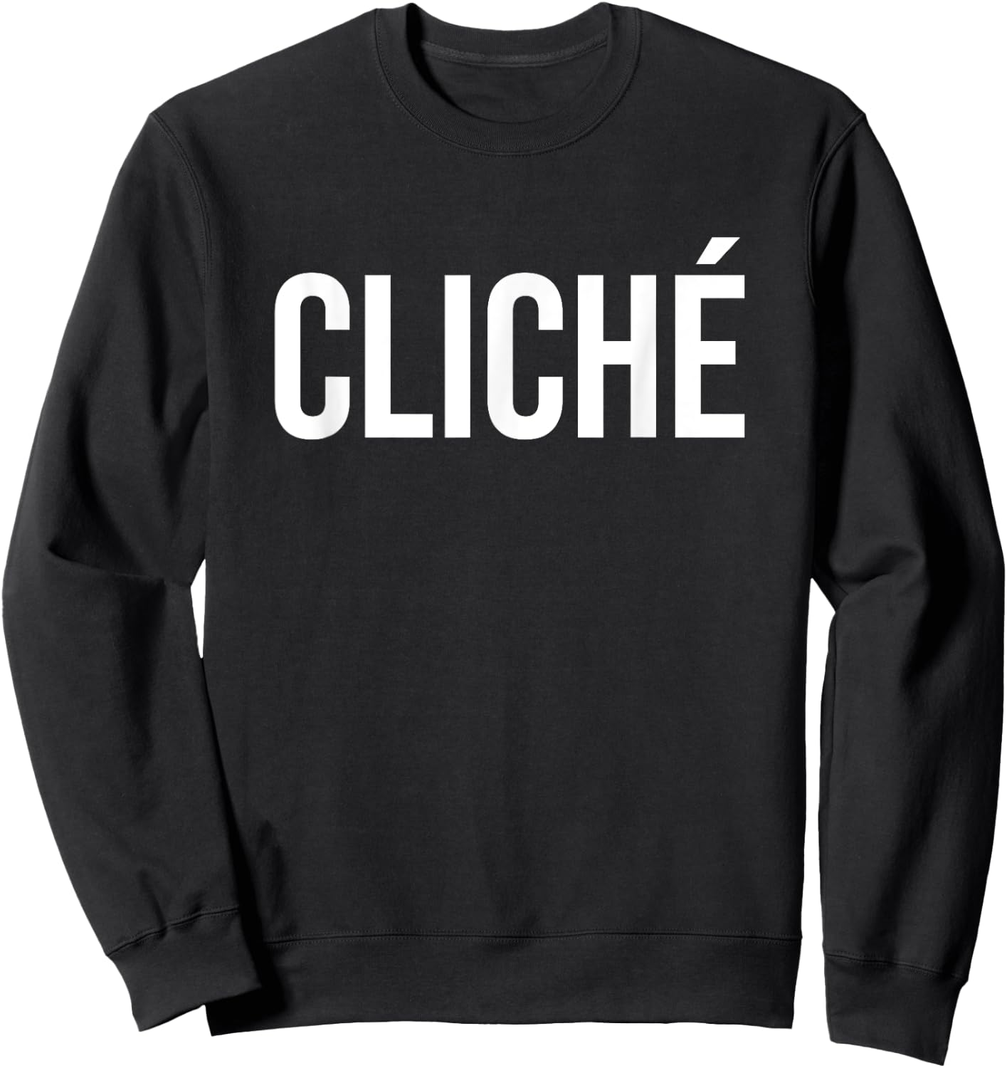 Cliché Sweatshirt - Sweatshirt | Black