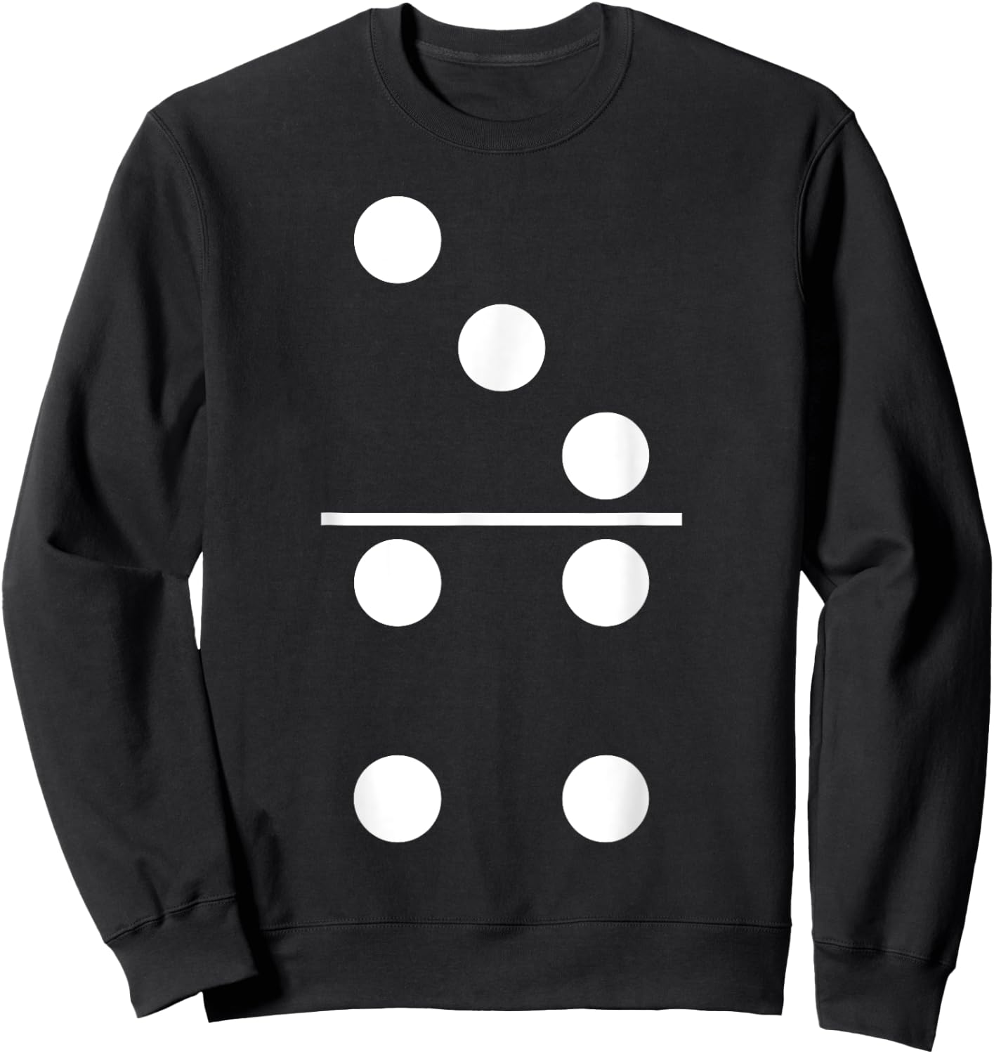 Domino Game 3 4 Matching Halloween Group Costume Sweatshirt - Sweatshirt | Black