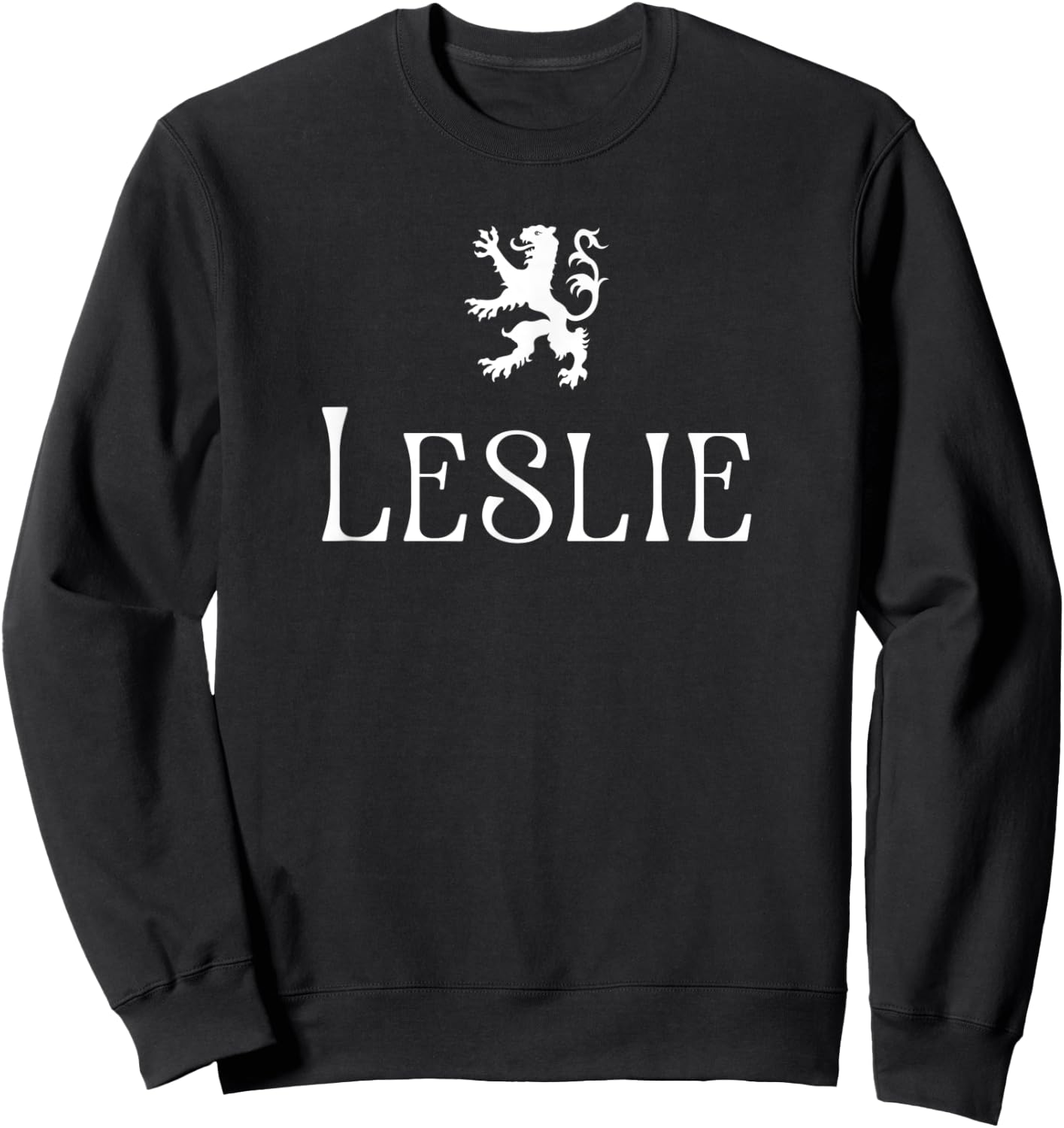 Leslie Clan Scottish Family Name Scotland Heraldry Sweatshirt - Sweatshirt | Black