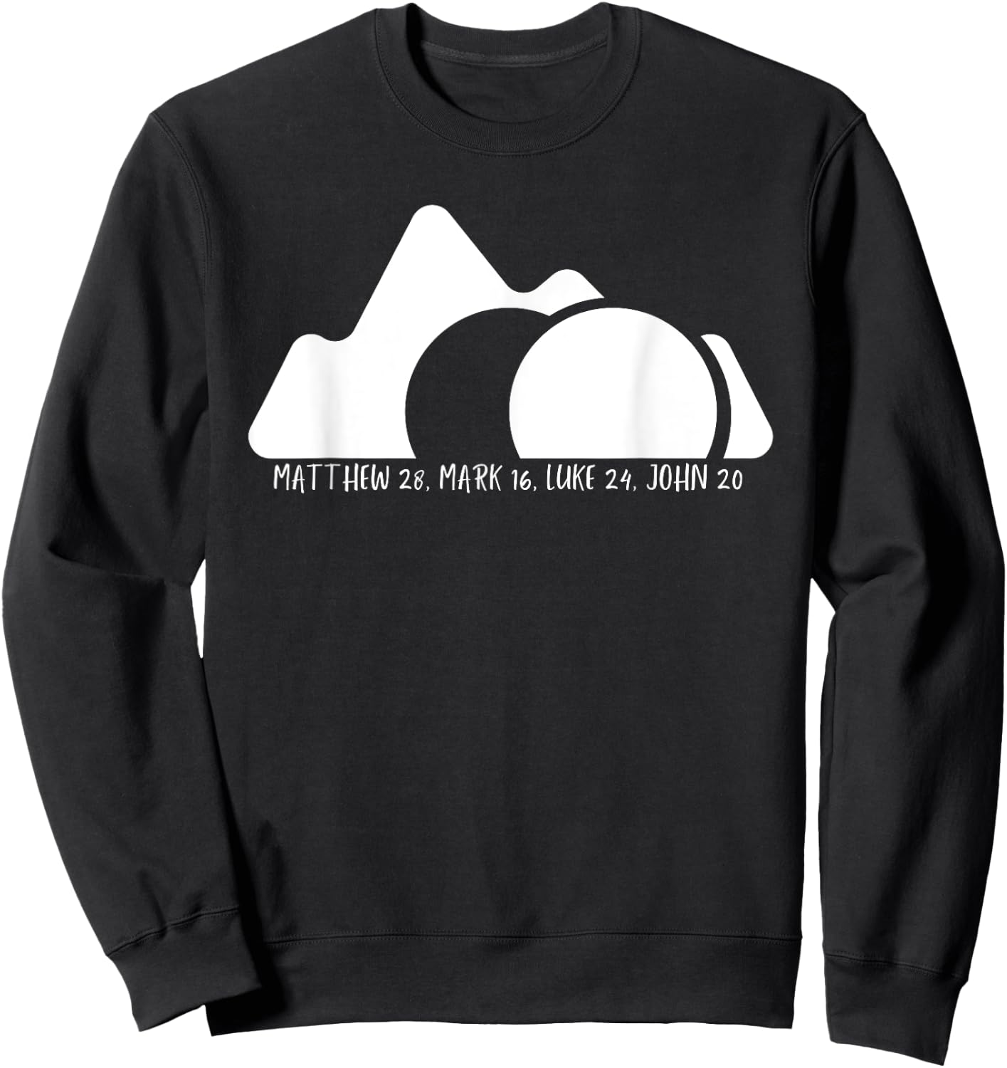 Empty Tomb The Tomb Was Empty Jesus Easter Men Women Kids Sweatshirt - Sweatshirt | Black