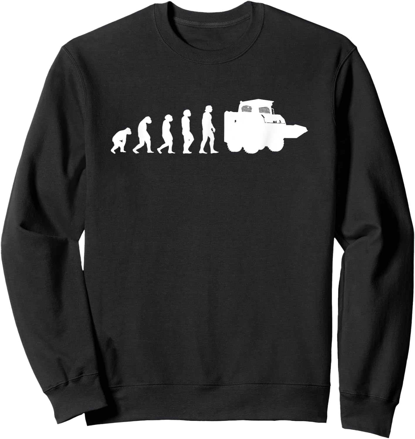 Skid Steer Loader Evolution Skid Steer Operator Sweatshirt - Sweatshirt | Black