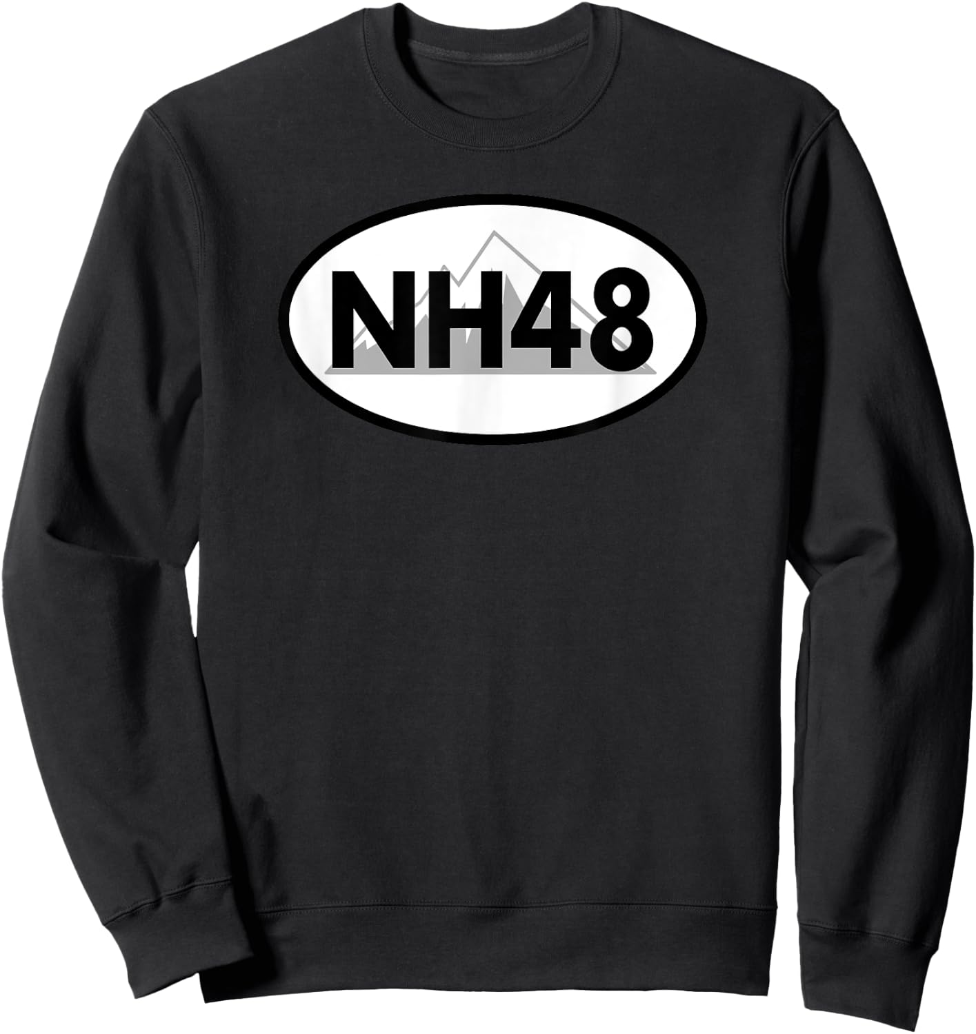 New Hampshire 48 4000 Footers Sweatshirt - Sweatshirt | Black