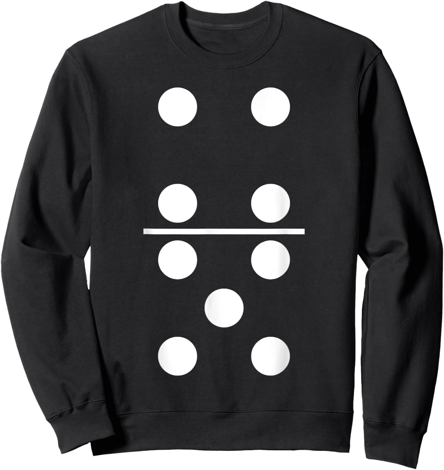 Domino Game 4 5 Matching Halloween Group Costume Sweatshirt - Sweatshirt | Black