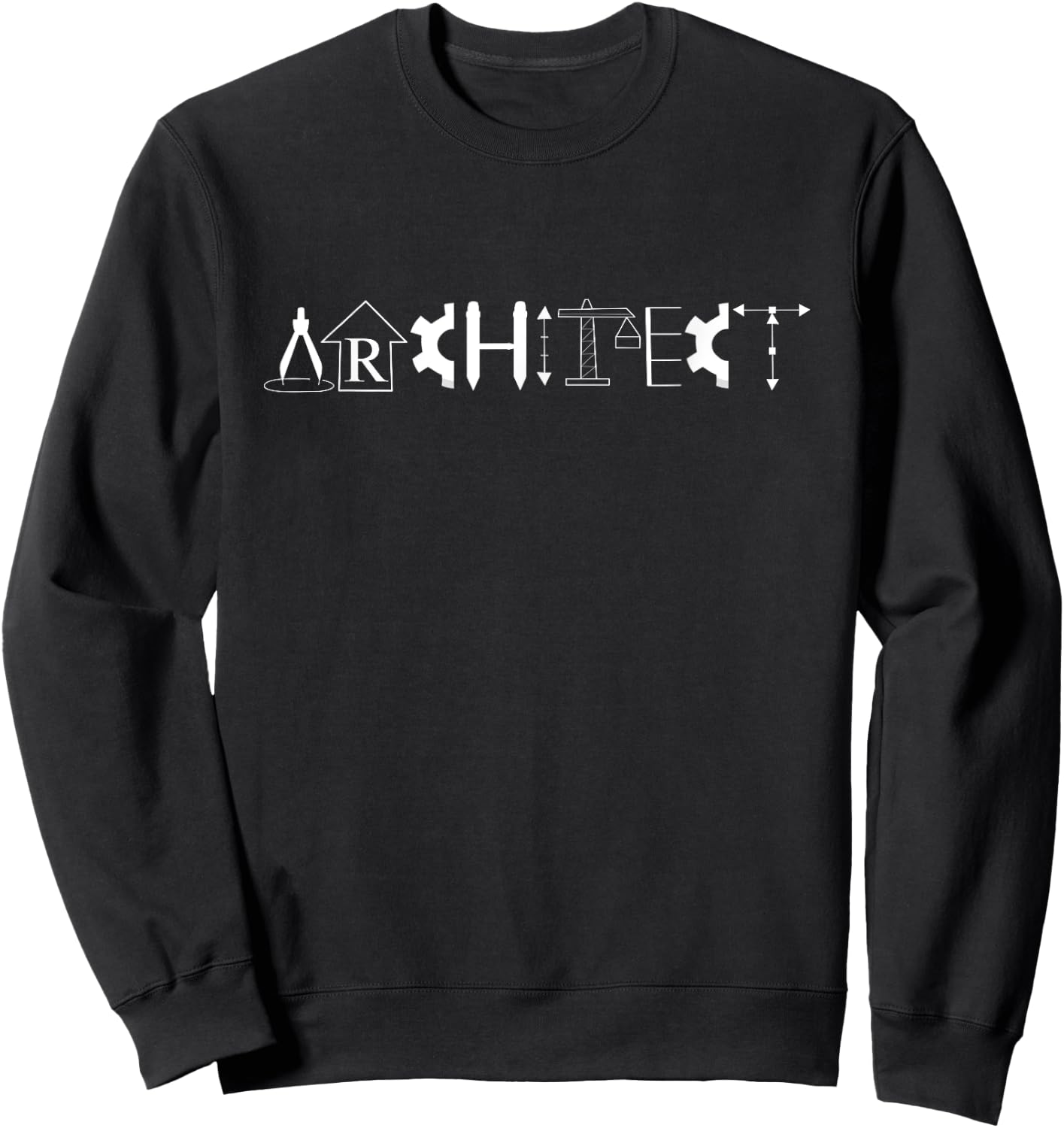 Funny Architect Graduation & Architect Student Architecture Sweatshirt - Sweatshirt | Black