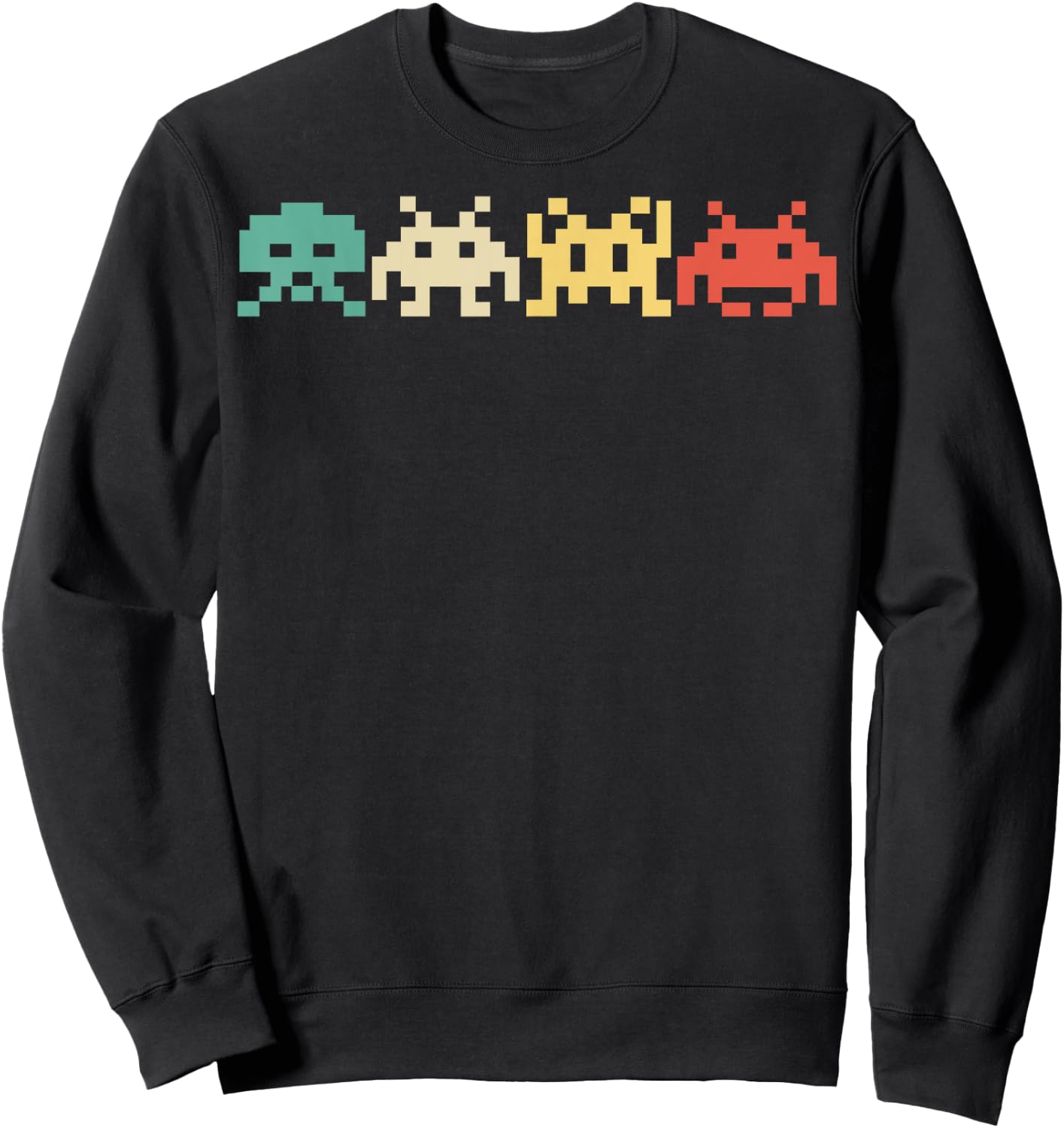 80s Video Game Vintage Retro Arcade Gamers Sweatshirt - Sweatshirt | Black