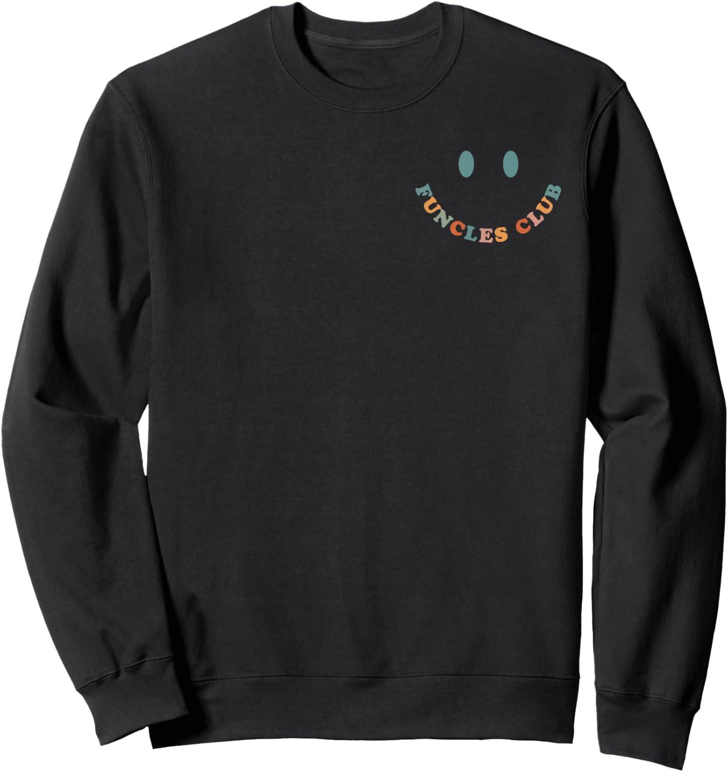 Retro Funcles Club, Funny Father's Day Gift Uncle Sweatshirt - Sweatshirt | Black