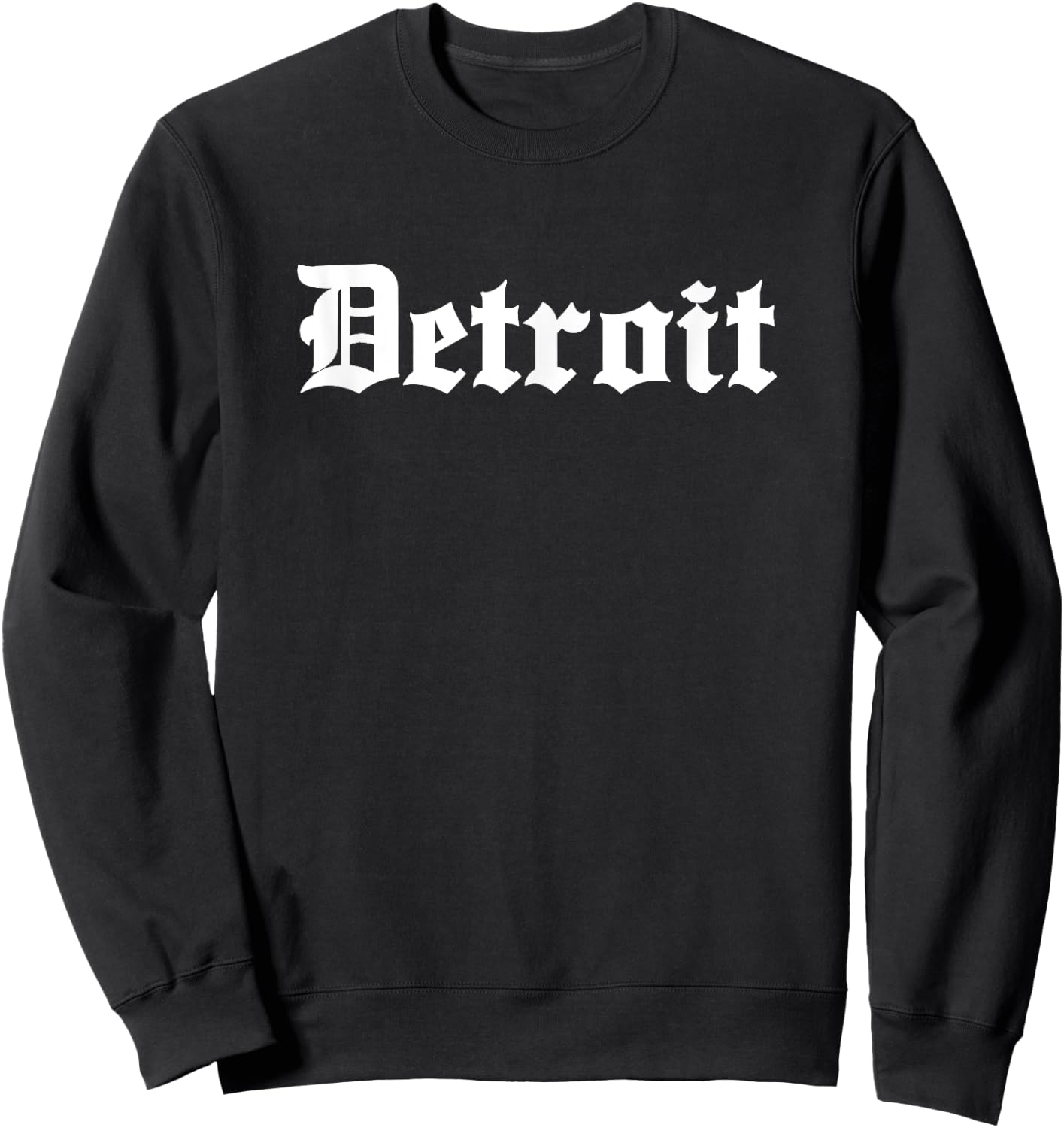 DETROIT - Old School Design - Classic Sweatshirt - Sweatshirt | Black
