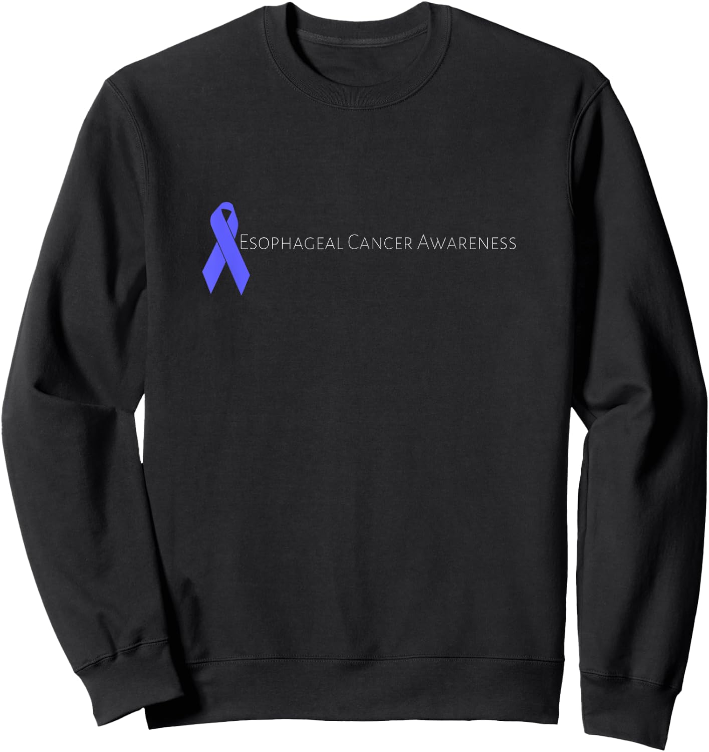 Esophageal Cancer Gift Men Women Sweatshirt - Sweatshirt | Black