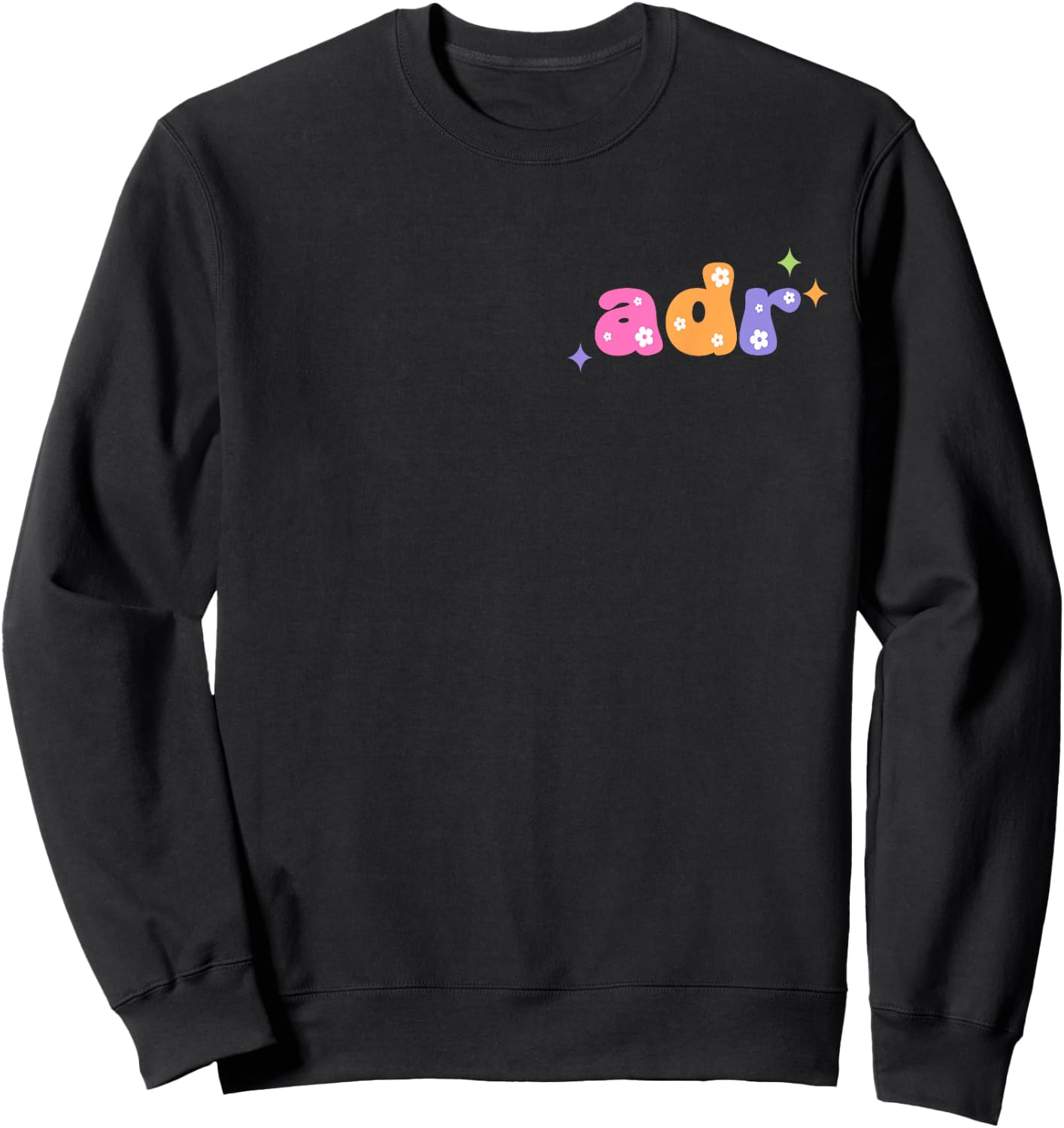 ADR vet tech groovy Sweatshirt - Sweatshirt | Black
