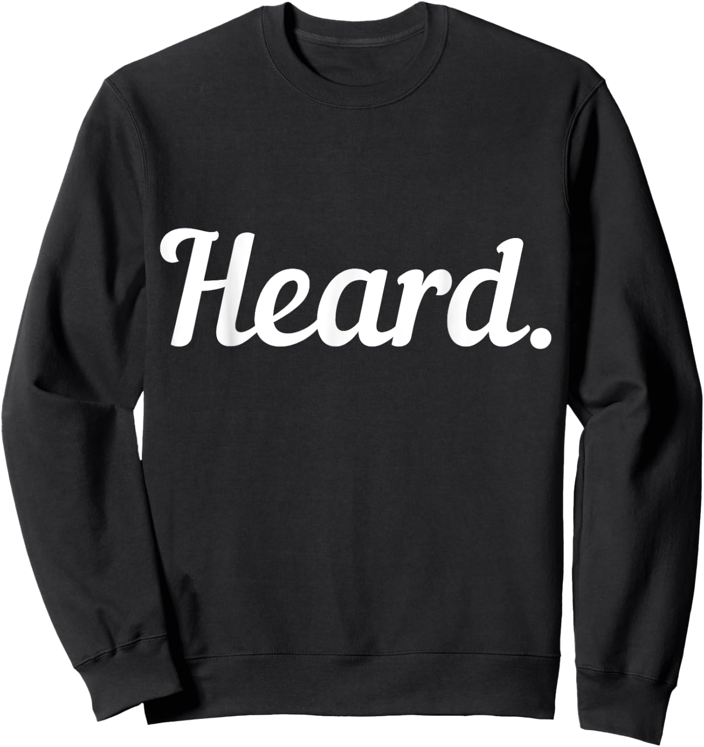 Heard Chef Restaurant Slang Culinary School Cooking Sweatshirt - Sweatshirt | Black