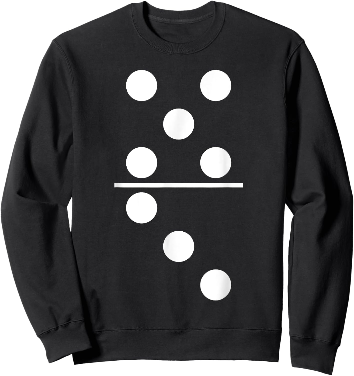 Domino Game 5 3 Matching Halloween Group Costume Sweatshirt - Sweatshirt | Black