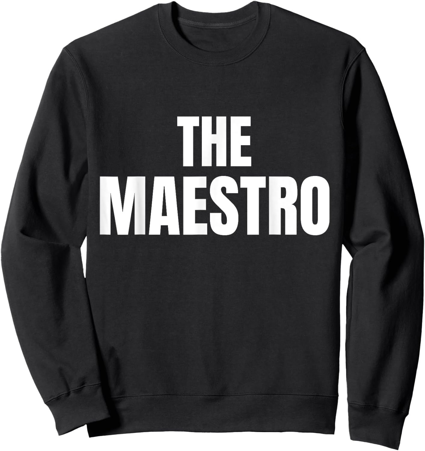 Slogans and Tokens The Maestro -Kids Black Sweatshirt - Sweatshirt | Black