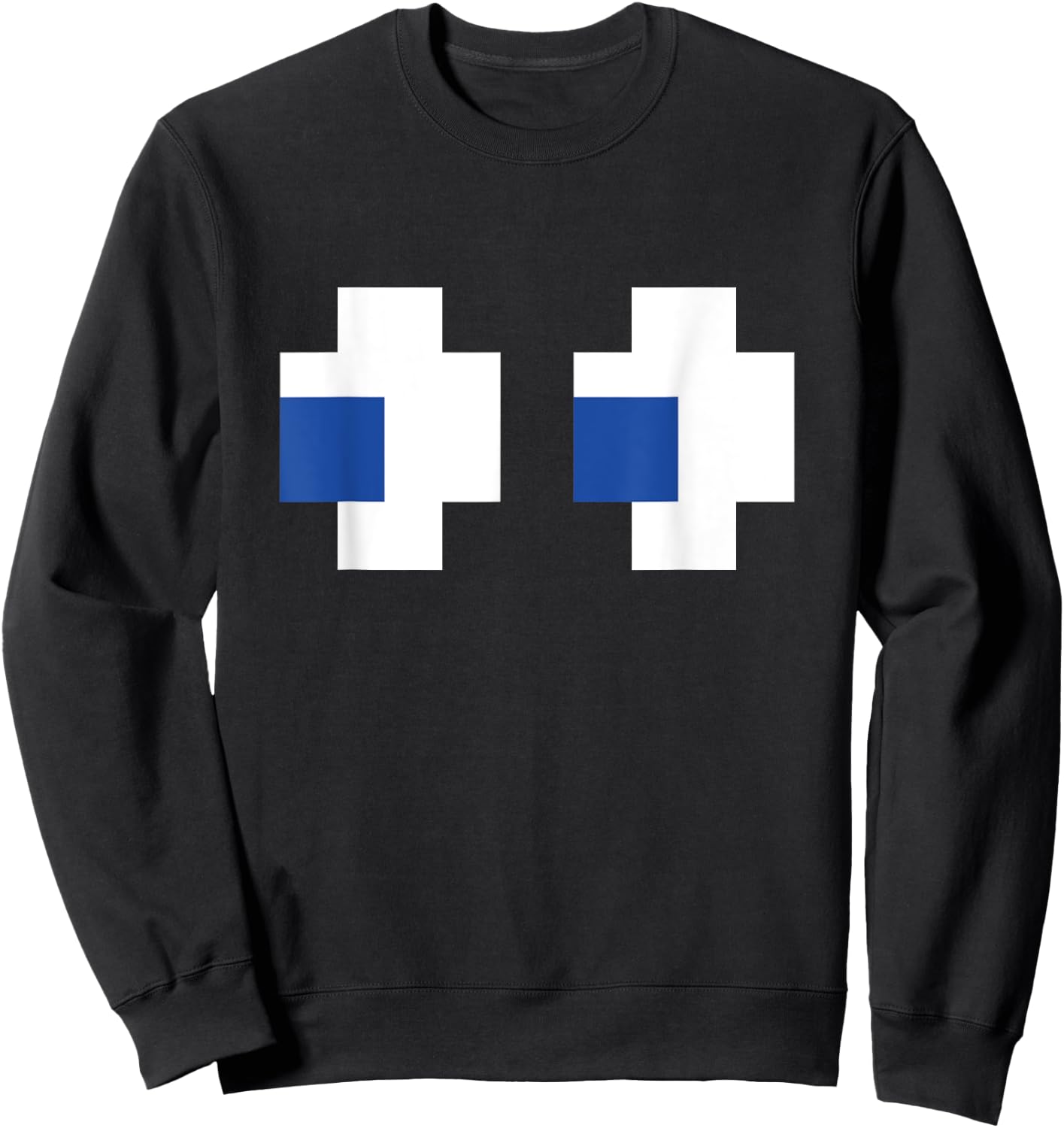 Retro Arcade Gaming Halloween Ghost Costume Sweatshirt - Sweatshirt | Black
