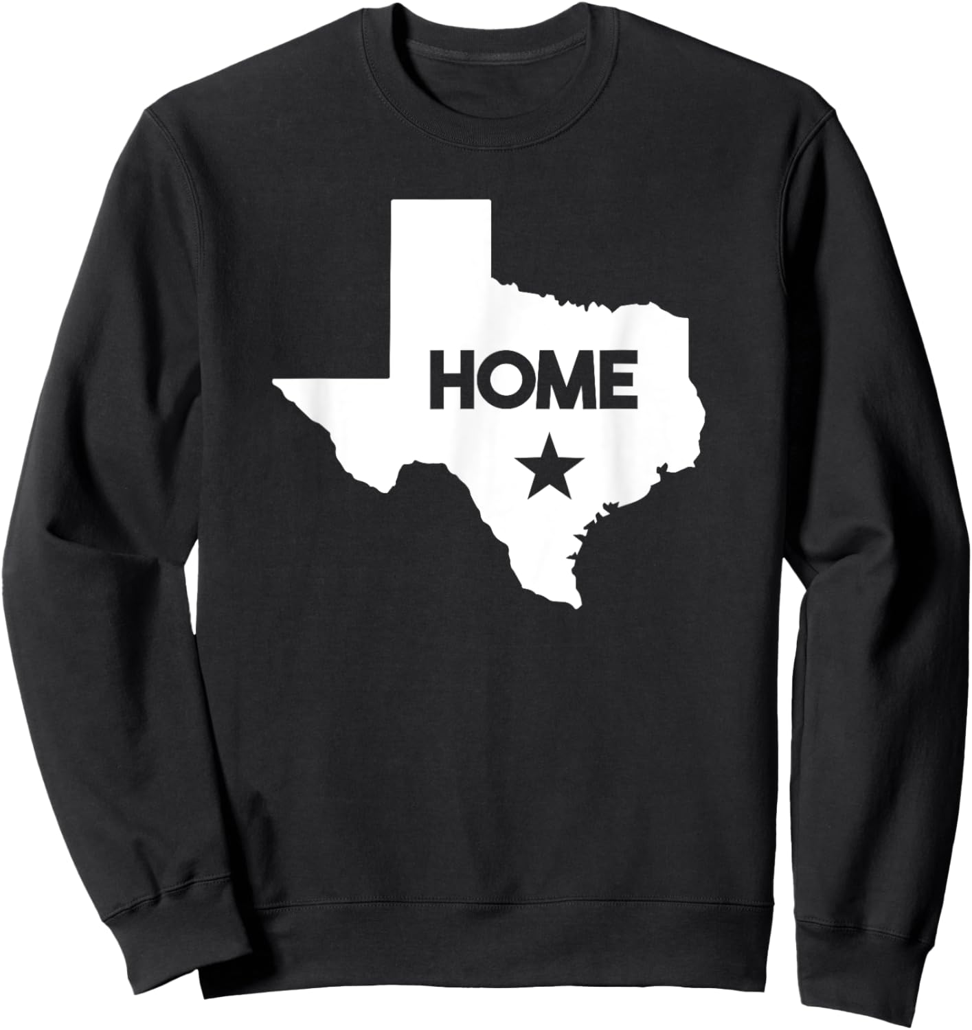 Texas Home Sweatshirt - Sweatshirt | Black