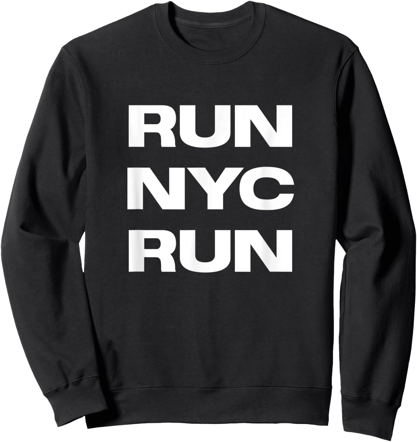 Run NYC Run Running Sweatshirt - Sweatshirt | Black