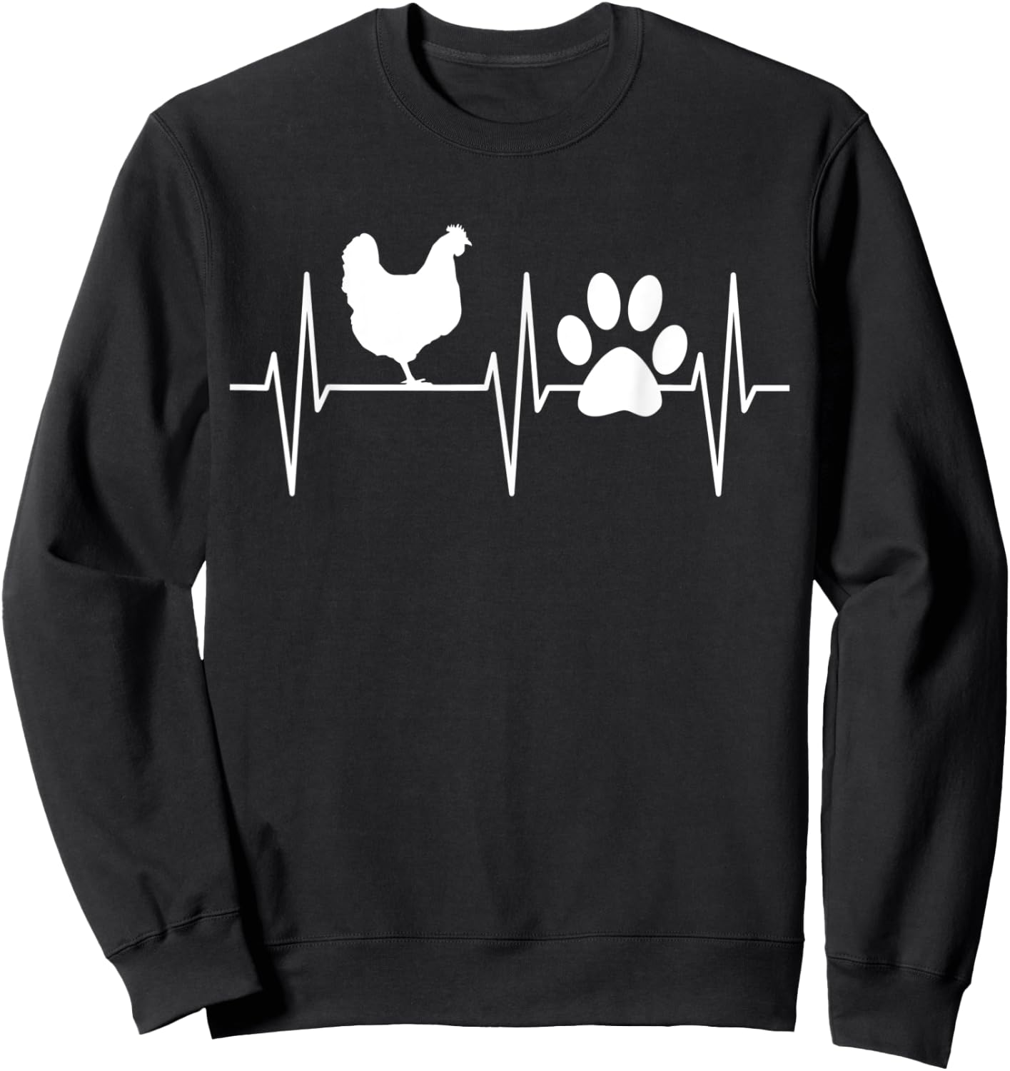 Chicken Shirt Funny Dog Lover Chicken Farmer Chicken Lover Sweatshirt - Sweatshirt | Black