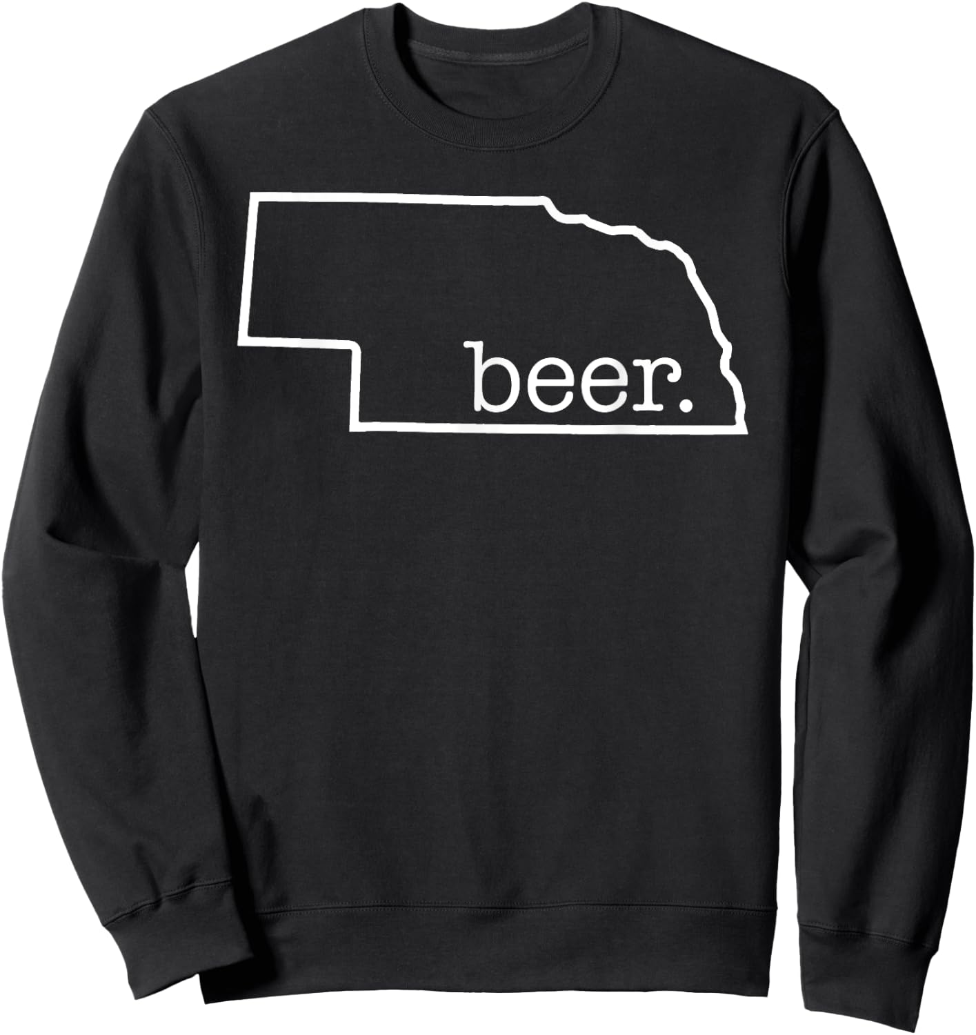 Craft Beer Lover Nebraska Beer State Of Nebraska Men Women Sweatshirt - Sweatshirt | Black