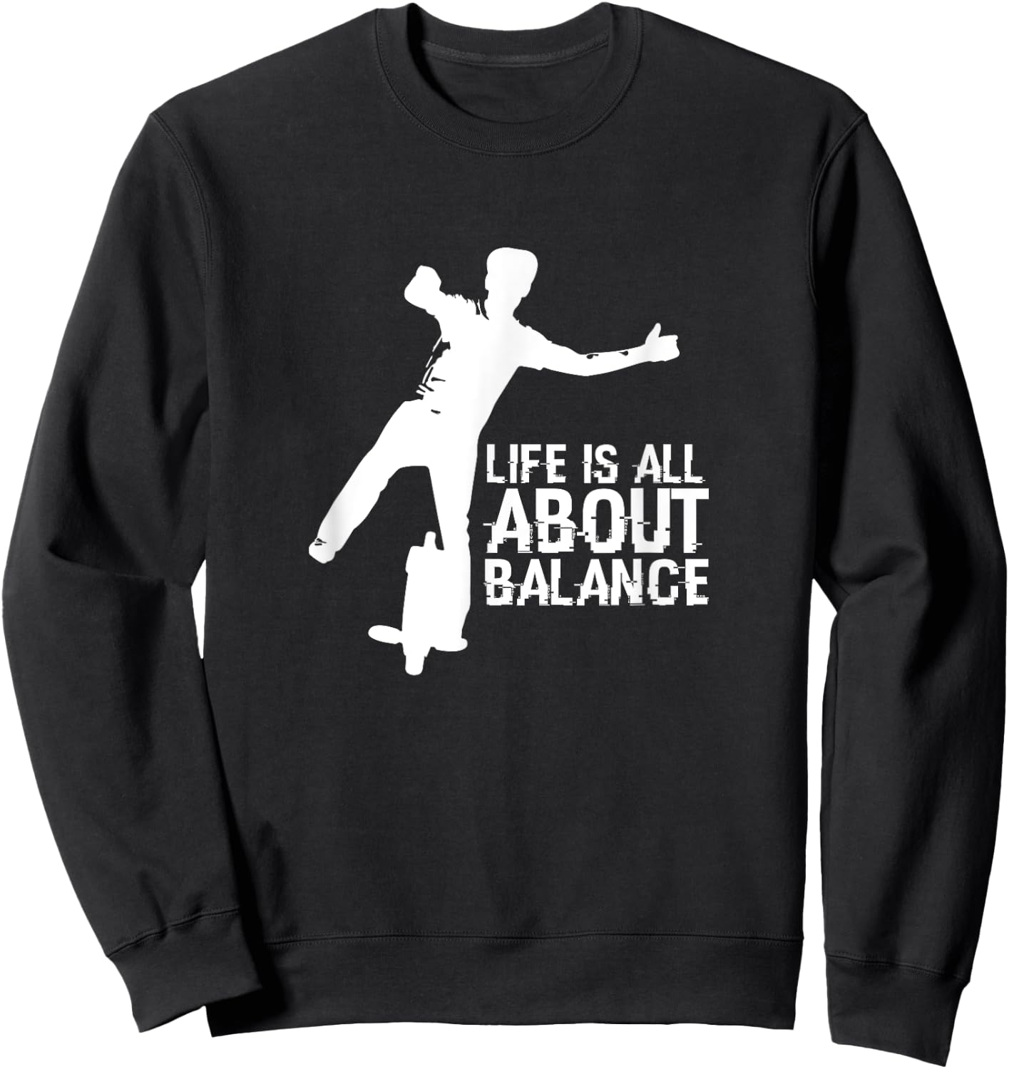 EUC white balance Sweatshirt - Sweatshirt | Black