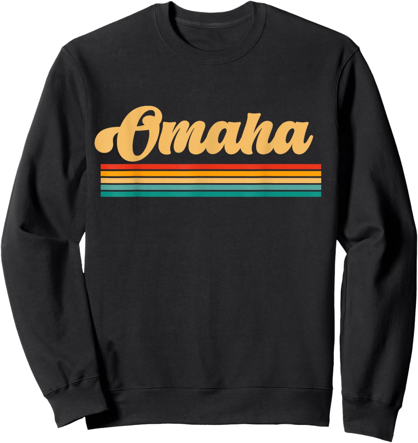 City of Omaha Nebraska Sweatshirt - Sweatshirt | Black