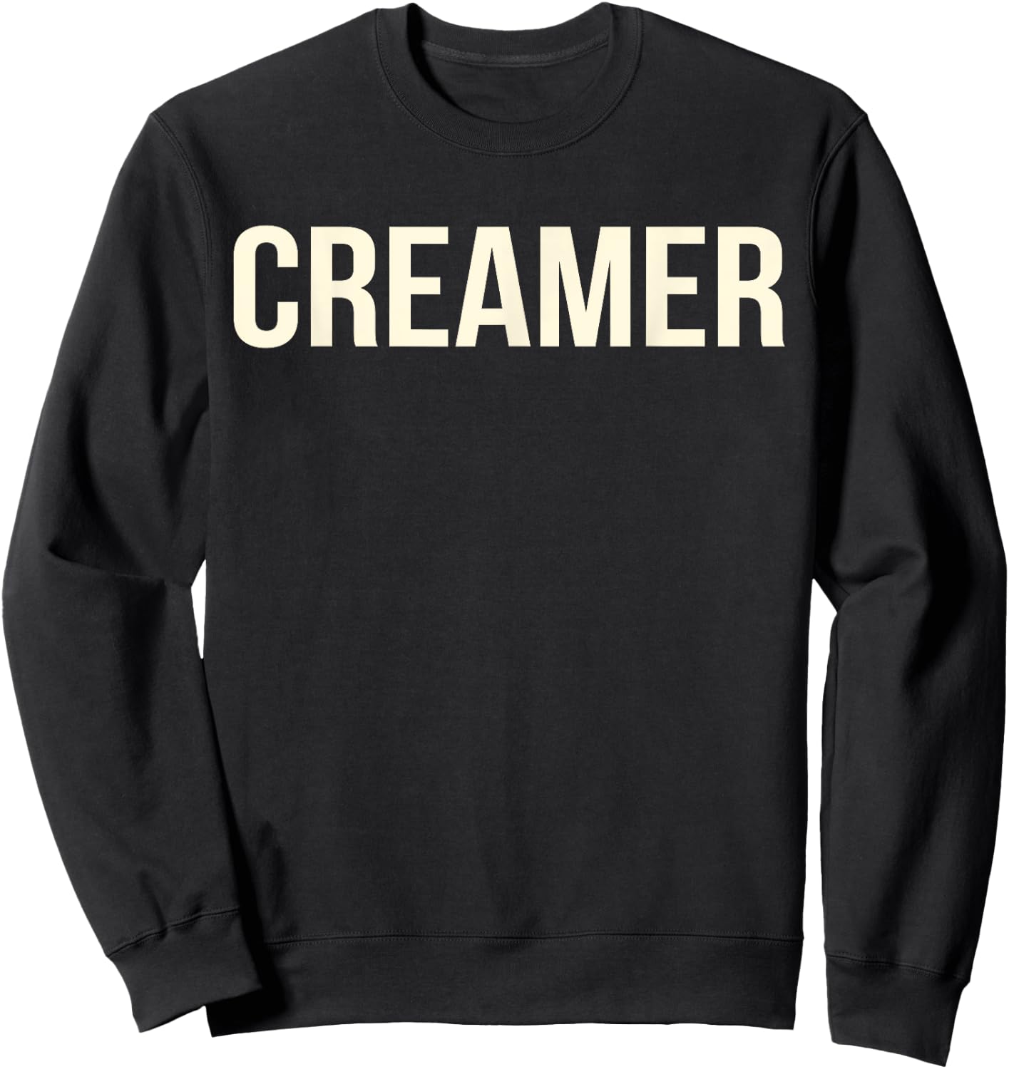 Creamer Coffee Lovers Matching Group Costumes Sweatshirt - Sweatshirt | Black