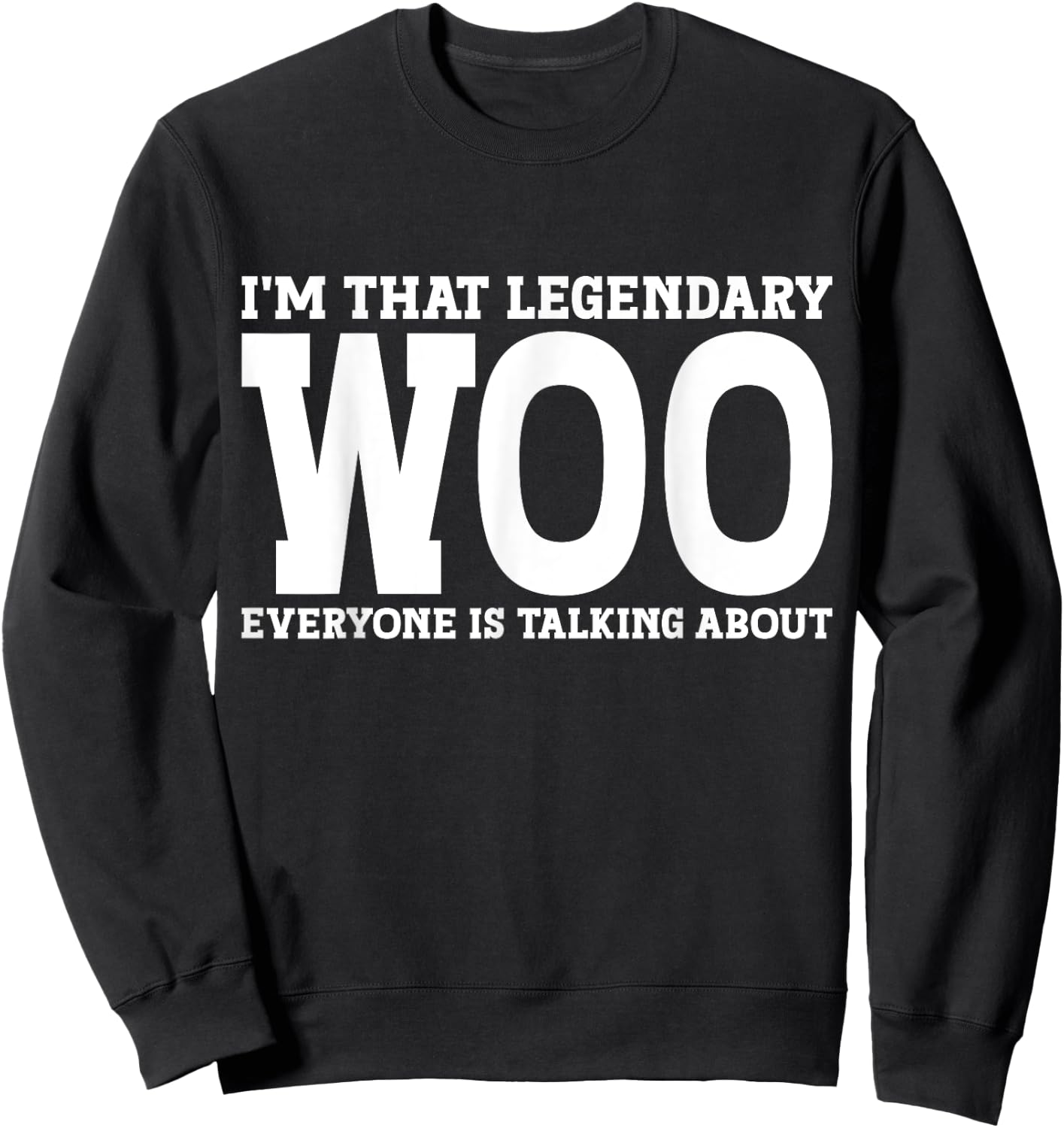 Woo Surname Funny Team Family Last Name Woo Sweatshirt - Sweatshirt | Black