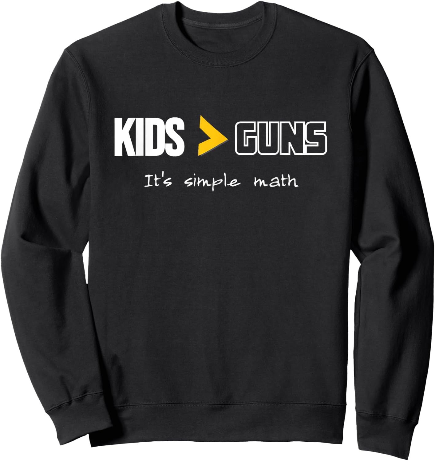 Kids over guns Sweatshirt - Sweatshirt | Black