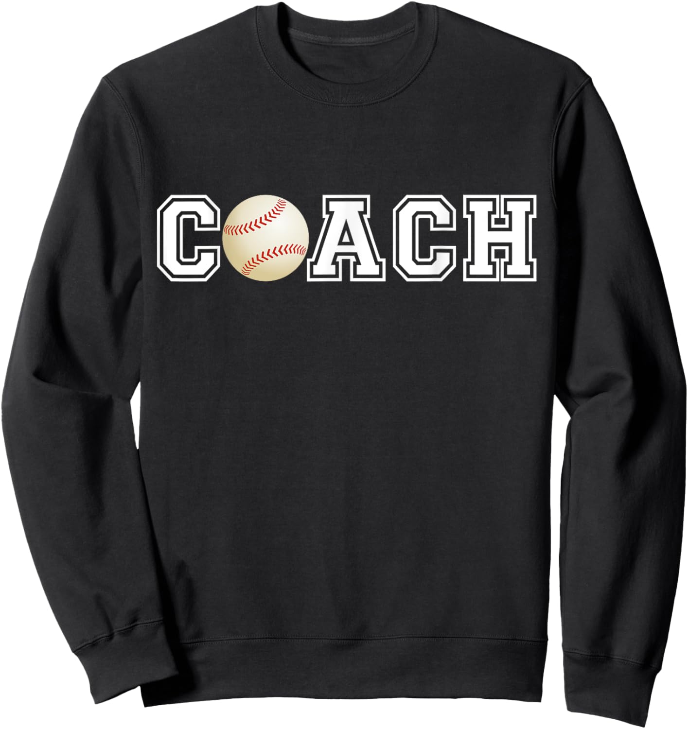 Baseball Coach Sports Gift Baseball Trainer Sweatshirt - Sweatshirt | Black