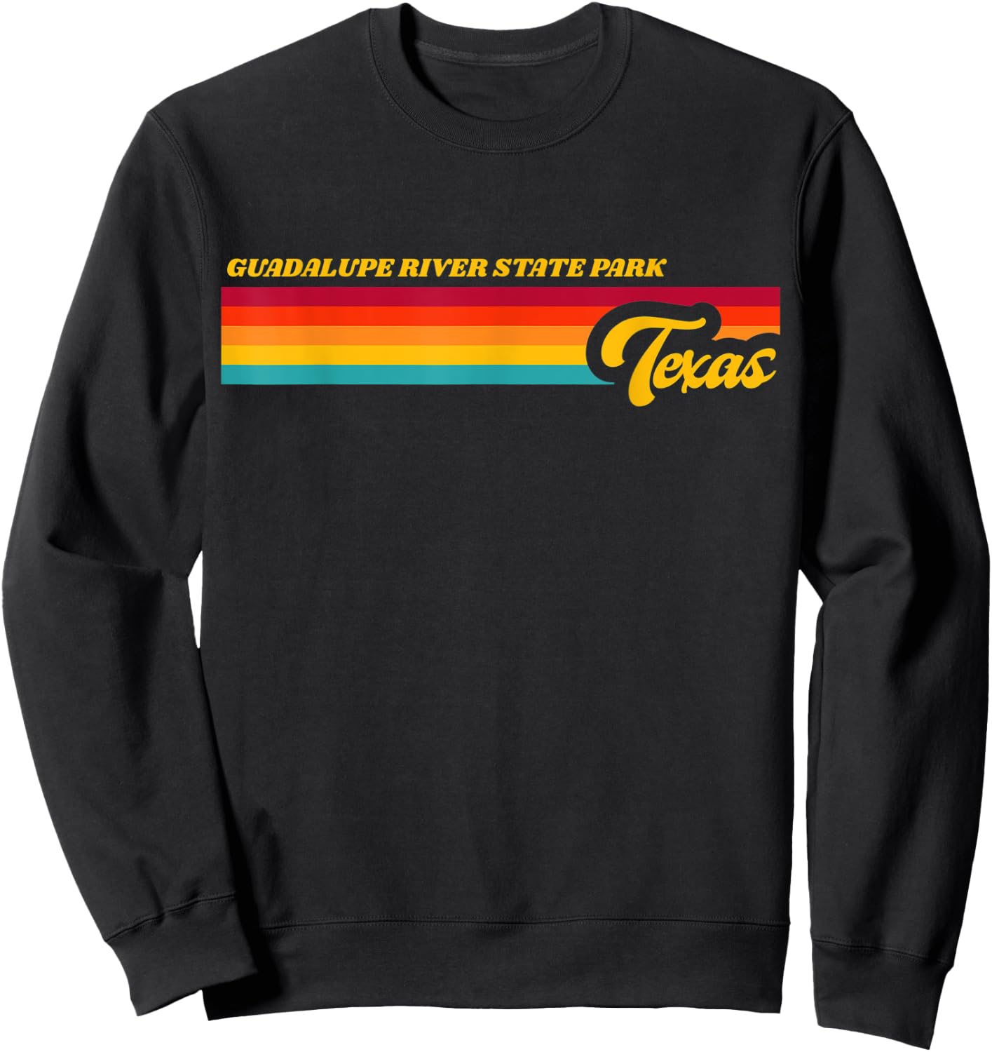 Texas Guadalupe River State Park Sweatshirt - Sweatshirt | Black