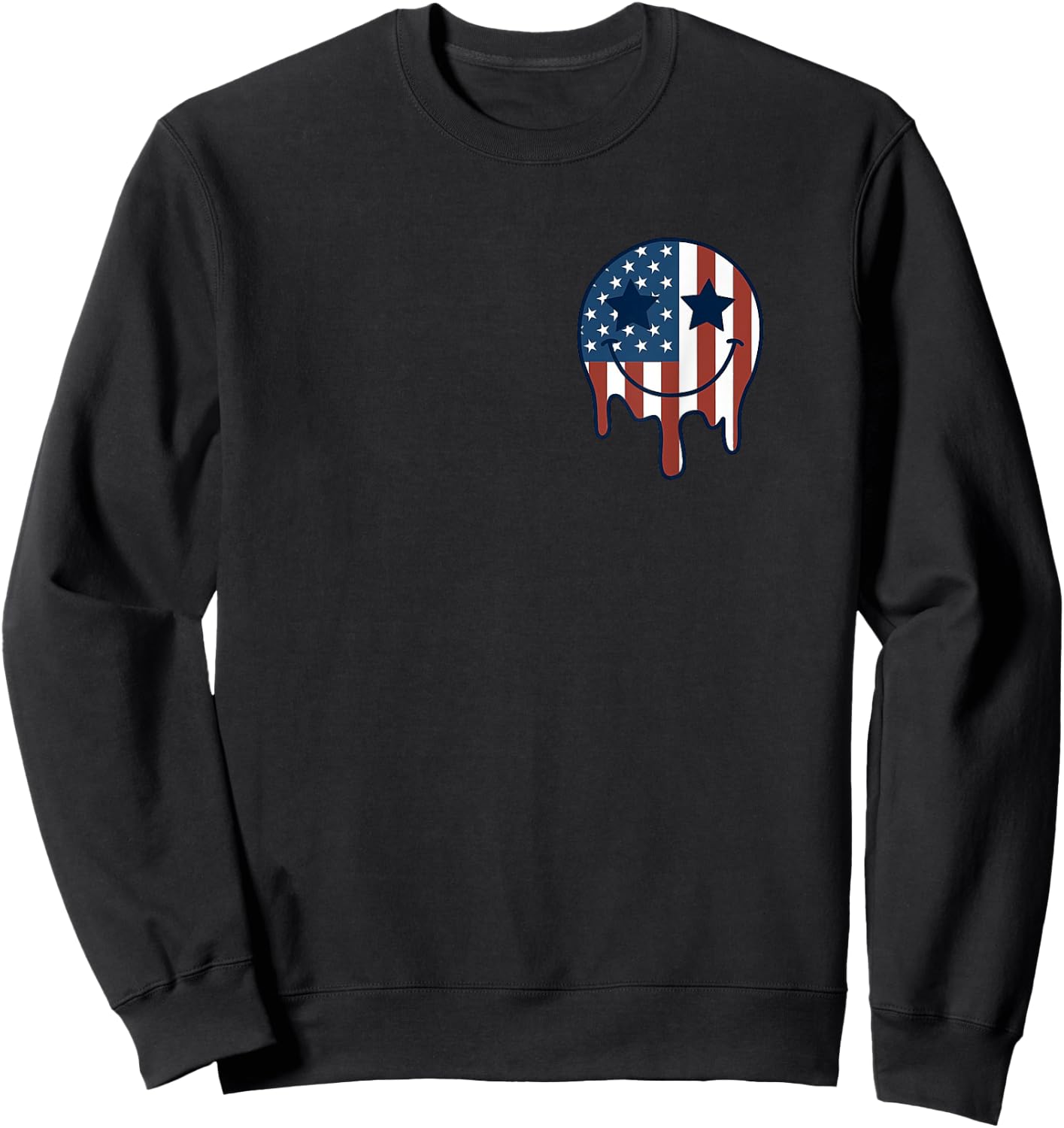 Red White And Boozy Patriotic American Beer Drinking Women Men Sweatshirt - Sweatshirt | Black