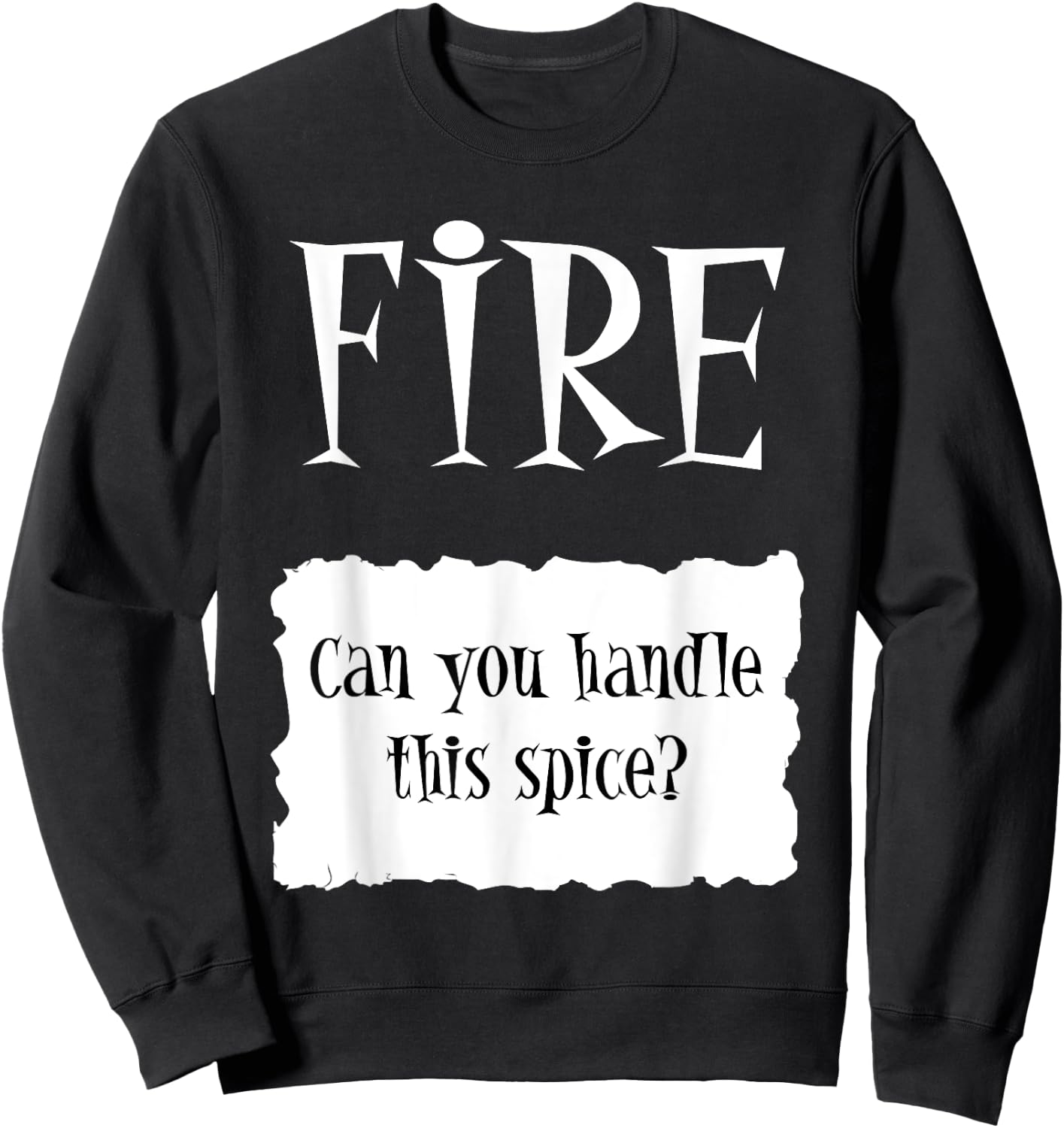 FIRE - Hot Packet Halloween Taco Costume Sweatshirt - Sweatshirt | Black
