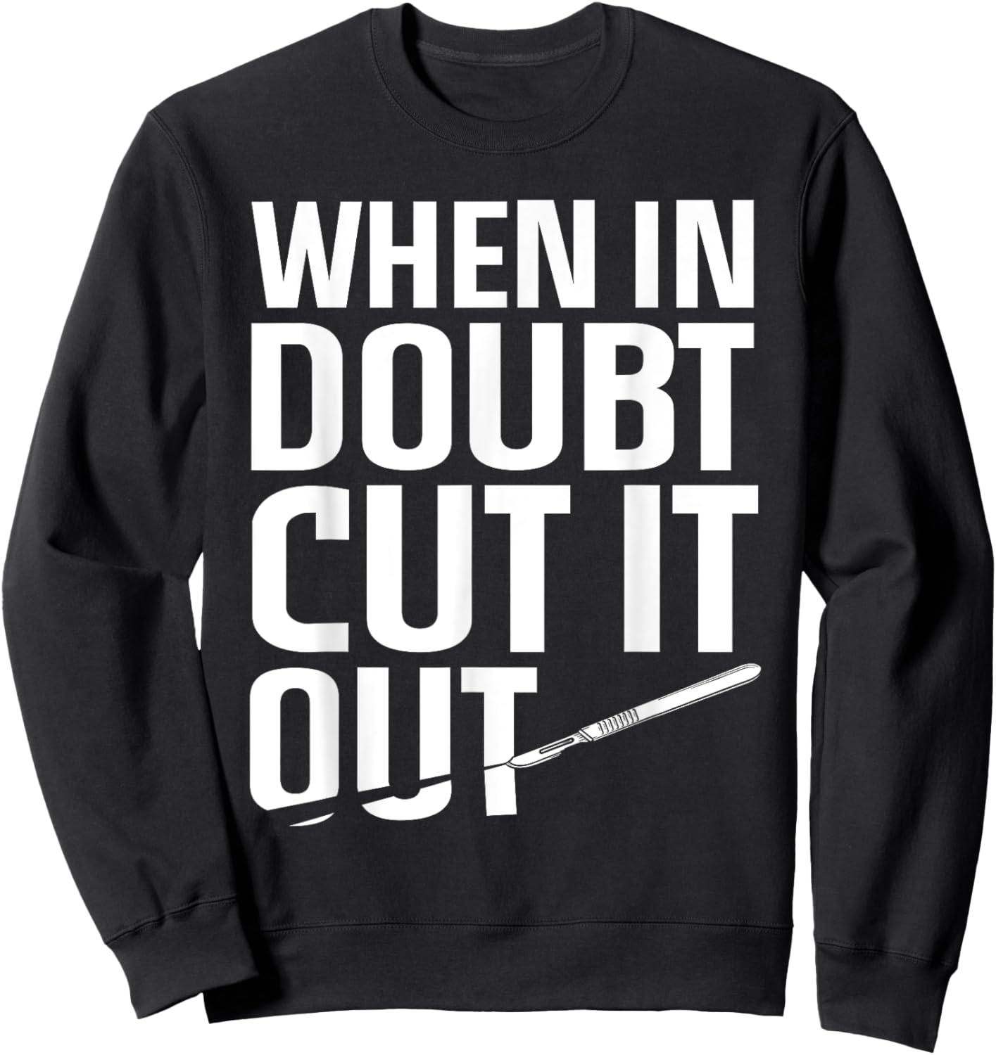 Cool Surgeon Women Scrub Surgical Tech Surgery Nurse Sweatshirt - Sweatshirt | Black