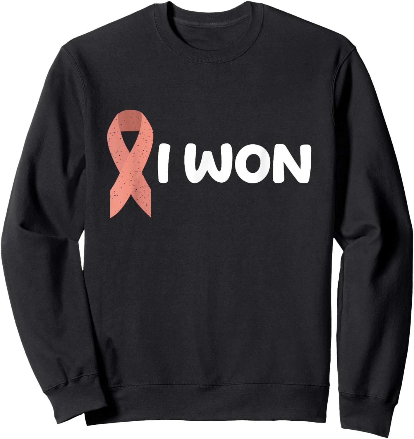 I Won! Endometrial Cancer survivor Sweatshirt - Sweatshirt | Black