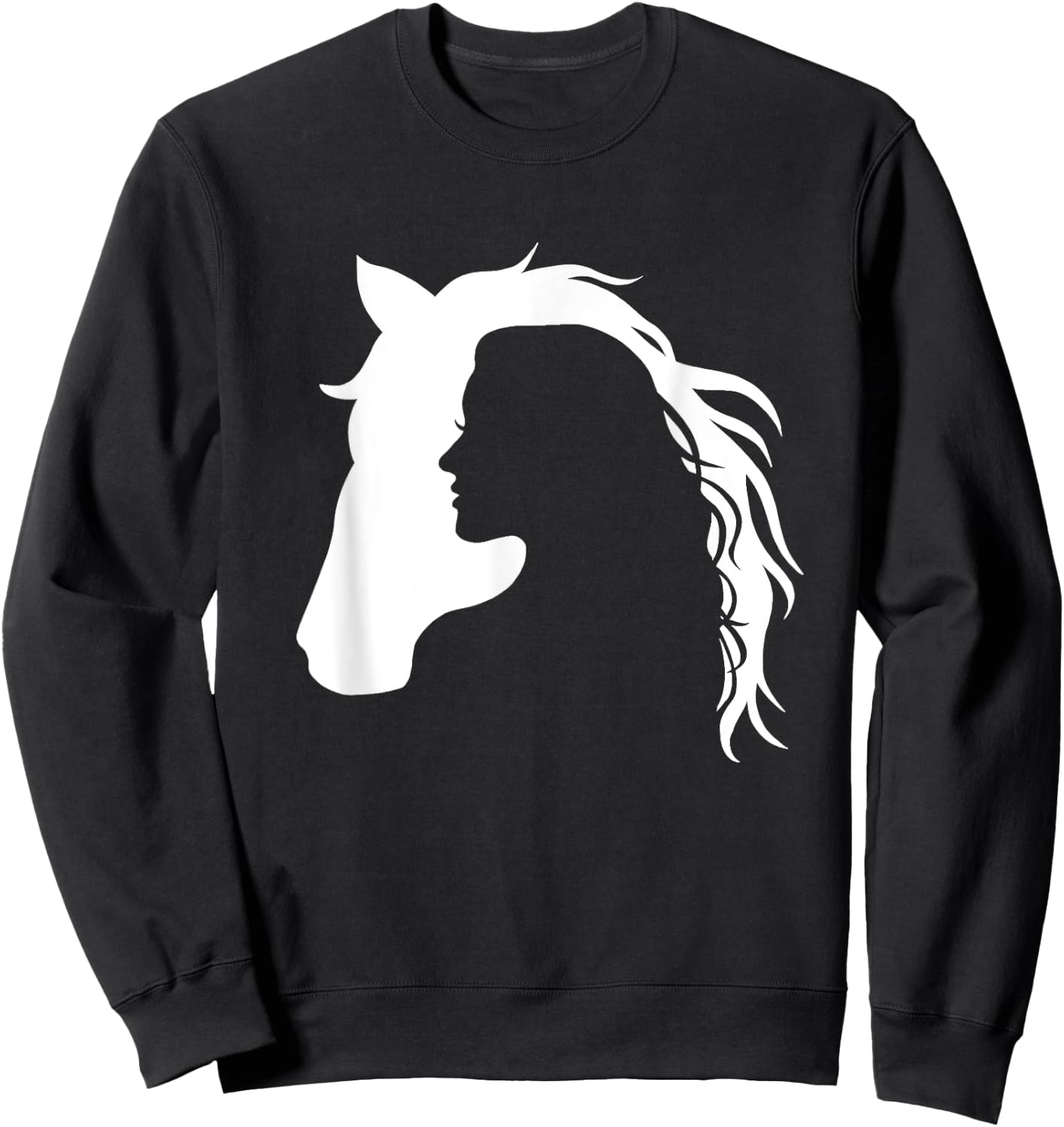 Horseback Riding - Horse Trainer Horseman Equestrian Lover Sweatshirt - Sweatshirt | Black